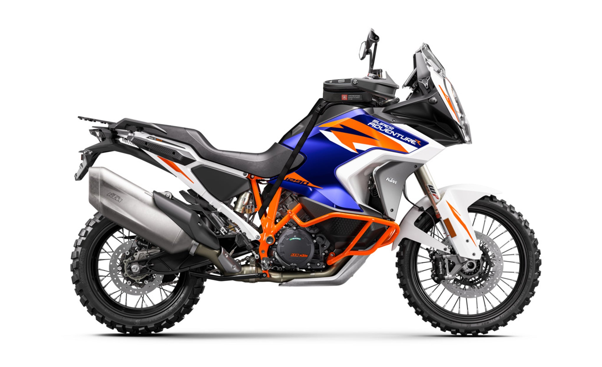 1L - Odyssey KTM Adventure Touring Tank Bag on Bike @expand