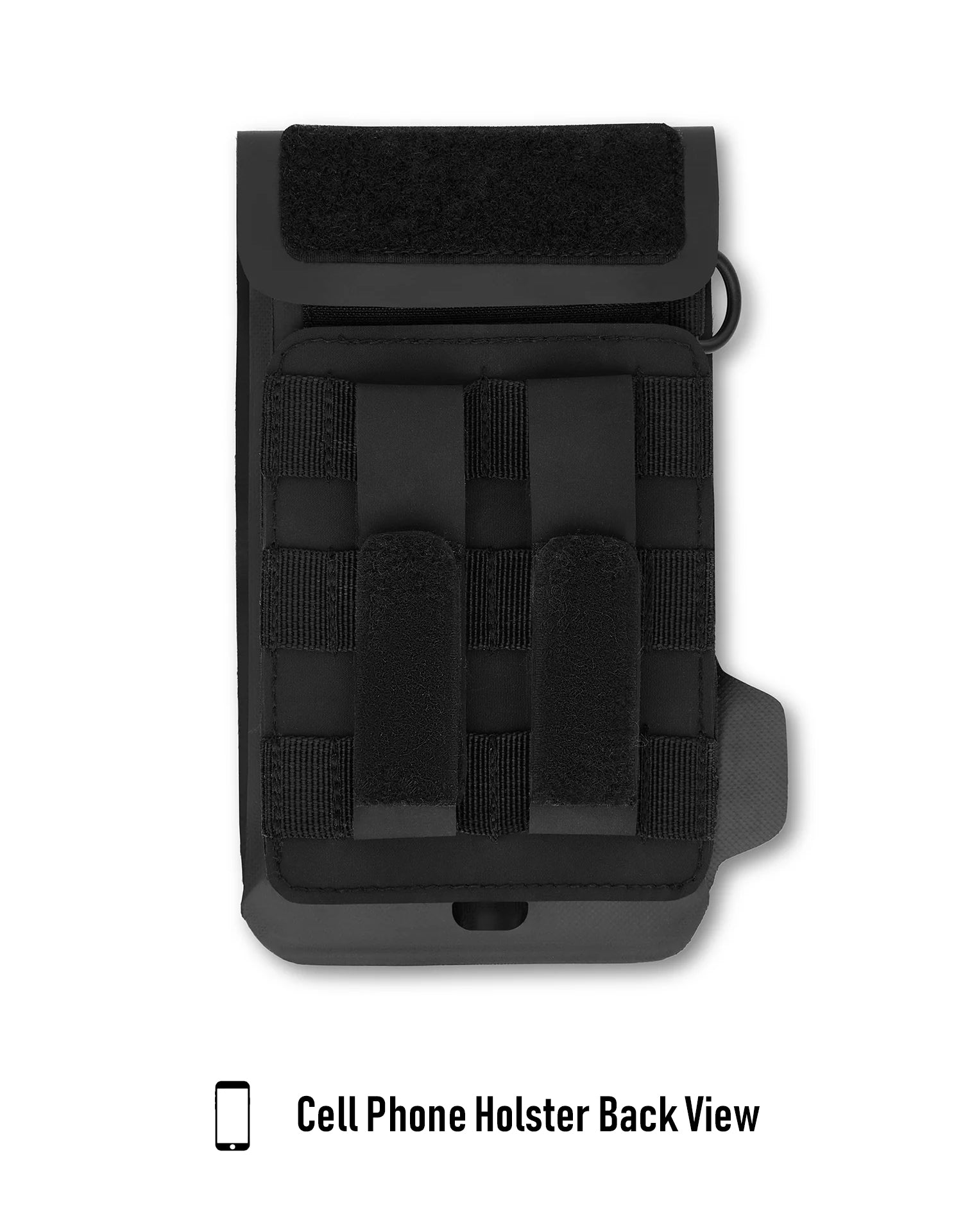 1L - Odyssey Triumph Adventure Touring Tank Bag Cell Phone Holster Back View