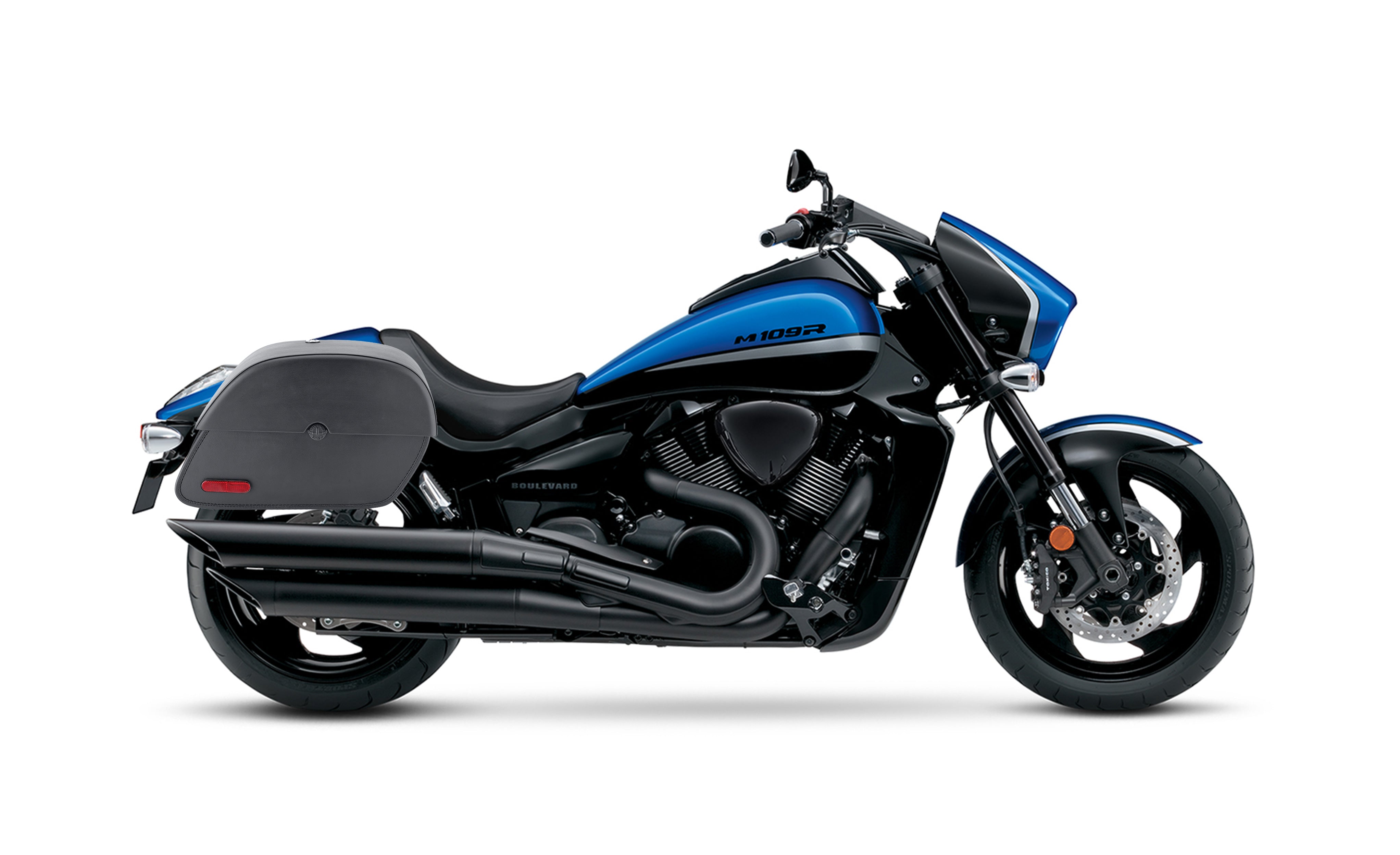 28L - Panzer Medium Suzuki Boulevard M109 VZR1800 Motorcycle Saddlebags Bag on Bike @expand