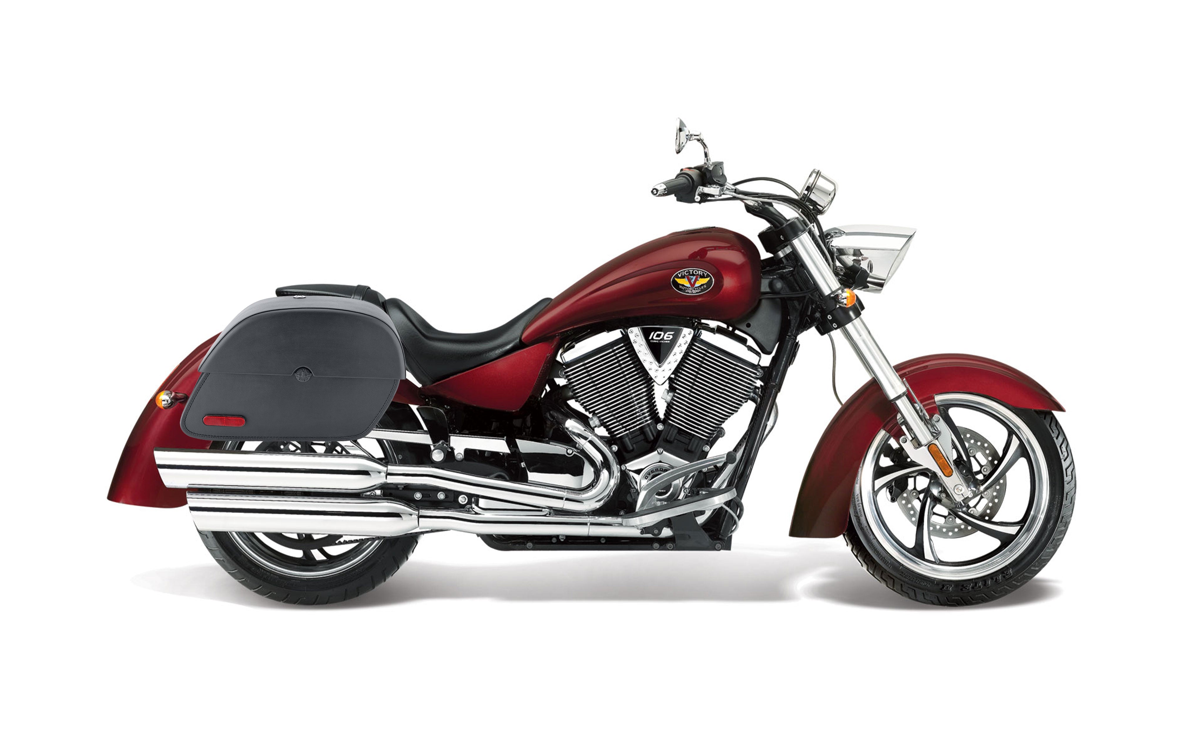 28L - Panzer Medium Victory Kingpin Motorcycle Saddlebags Bag on Bike @expand