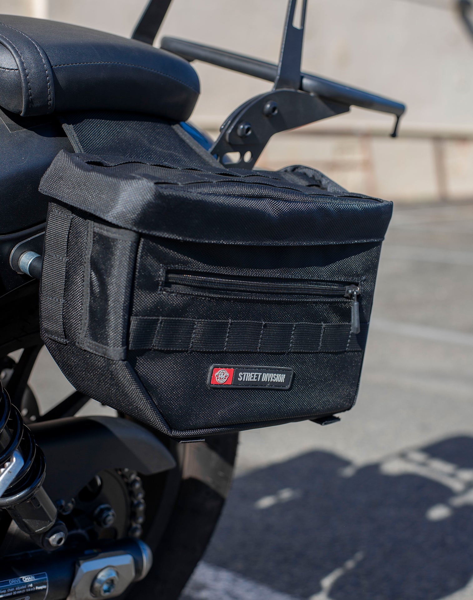 18L - Patriot Large Honda Rebel 300 Throw Over Saddlebags v4