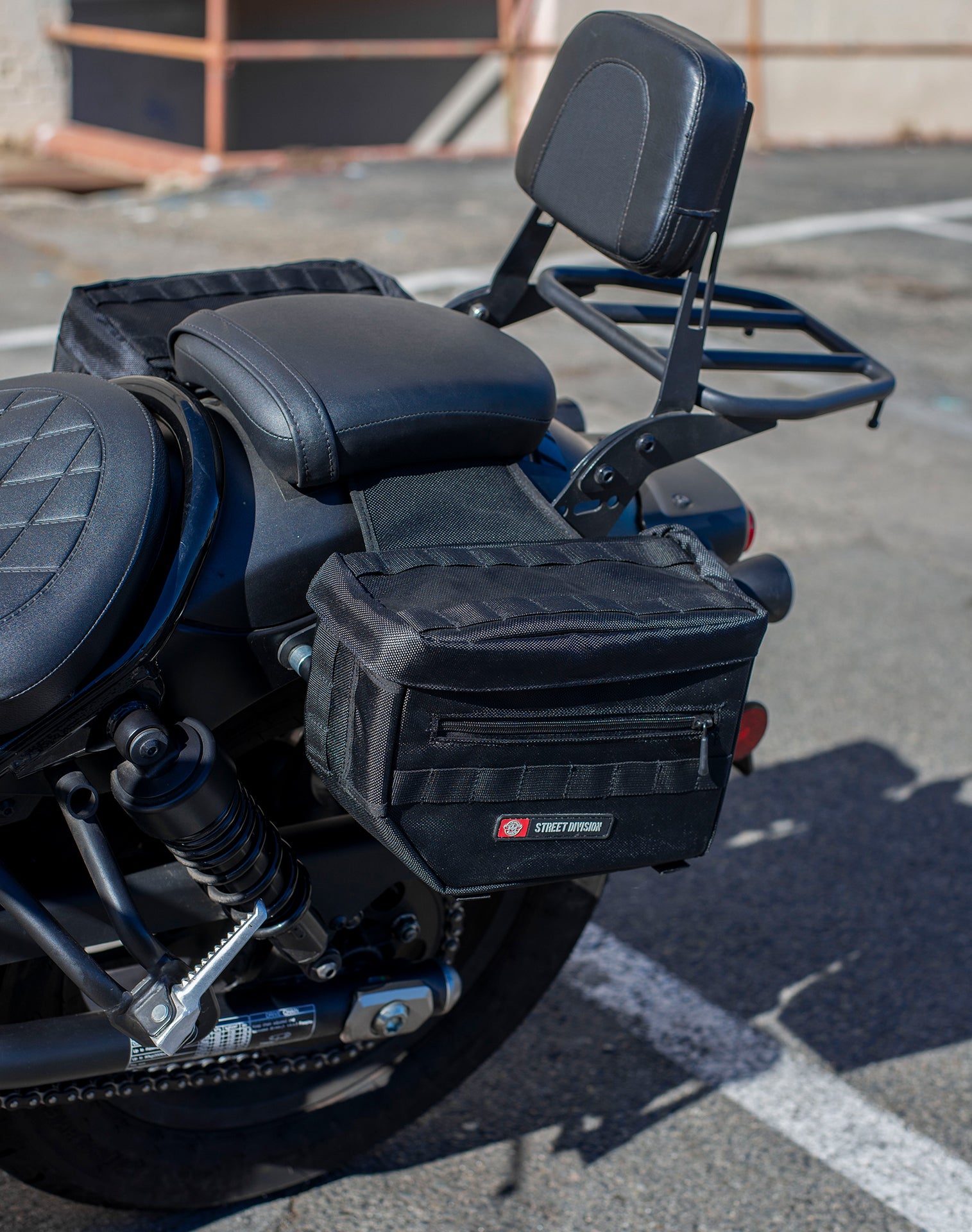 18L - Patriot Large Honda Rebel 300 Throw Over Saddlebags v2