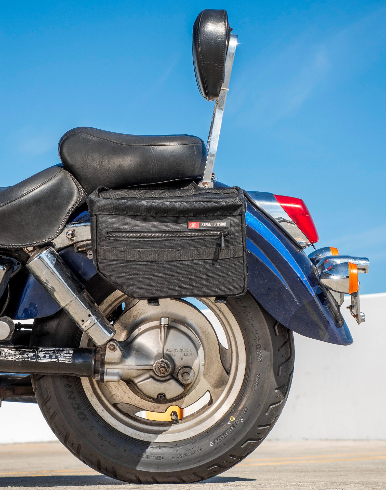 18L - Patriot Large Honda Shadow 1100 Sabre Motorcycle Throw Over Saddlebags v2