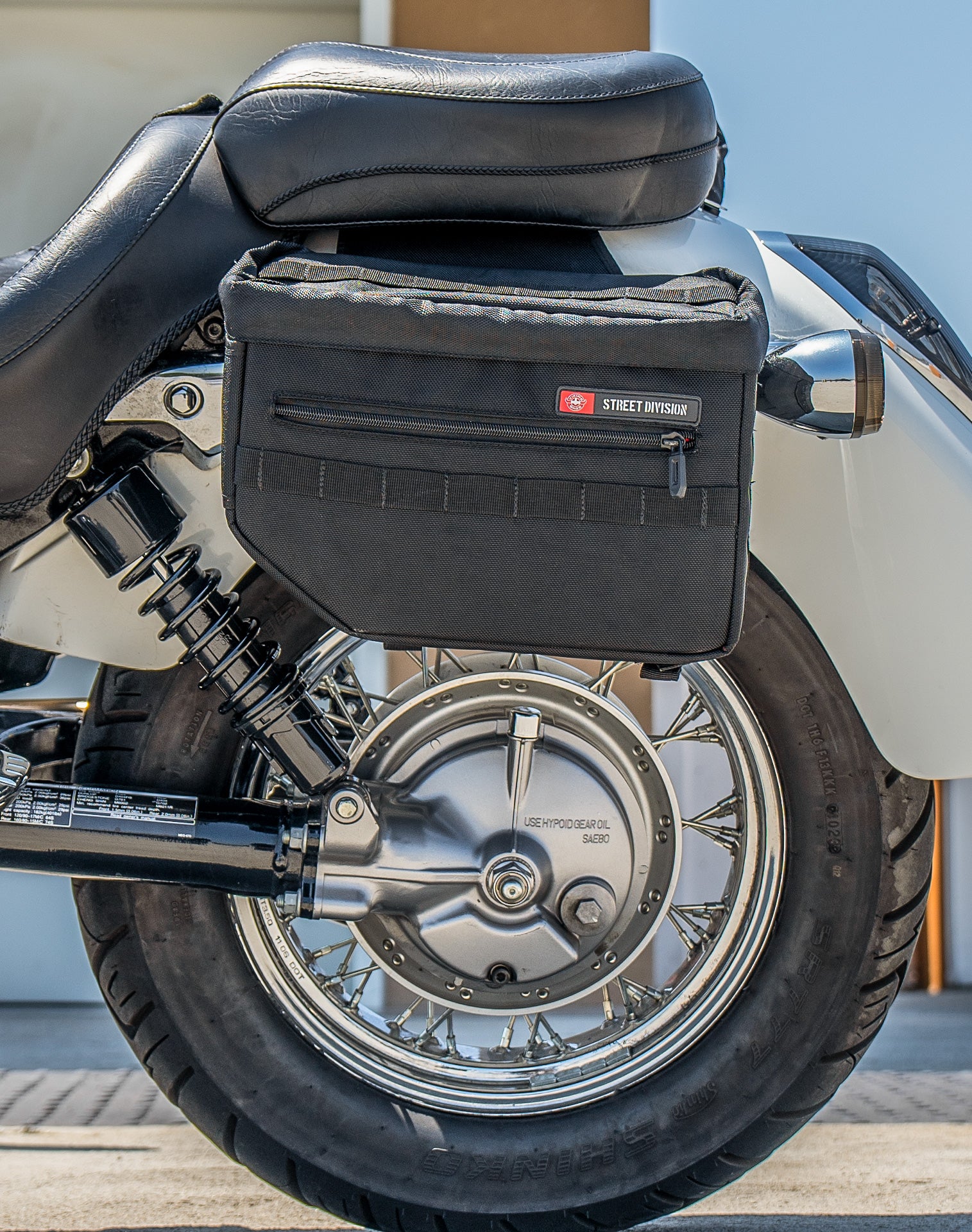 18L - Patriot Large Honda Shadow 750 Aero Motorcycle Throw Over Saddlebags v2