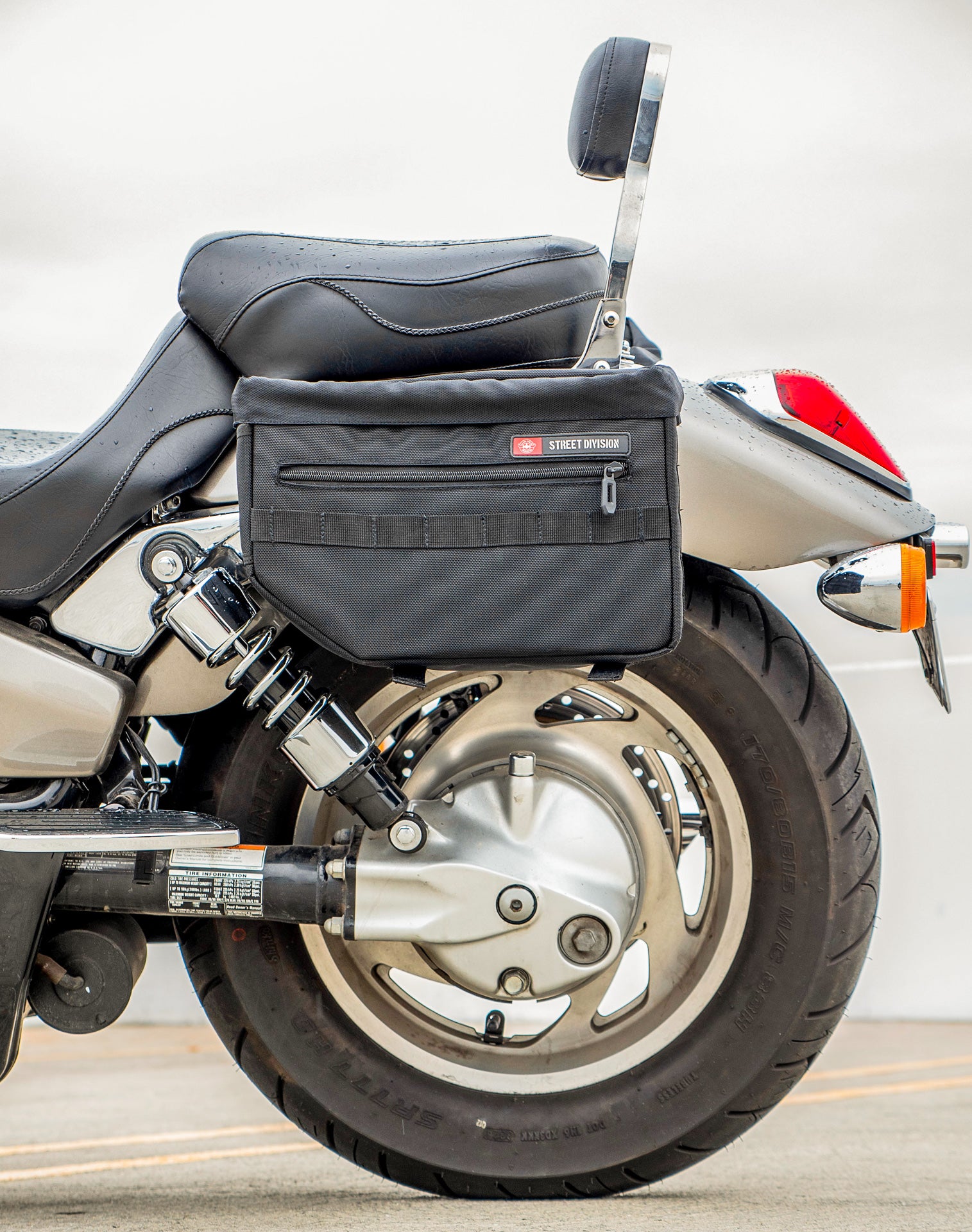 18L - Patriot Large Honda VTX 1800 N Motorcycle Throw Over Saddlebags v2