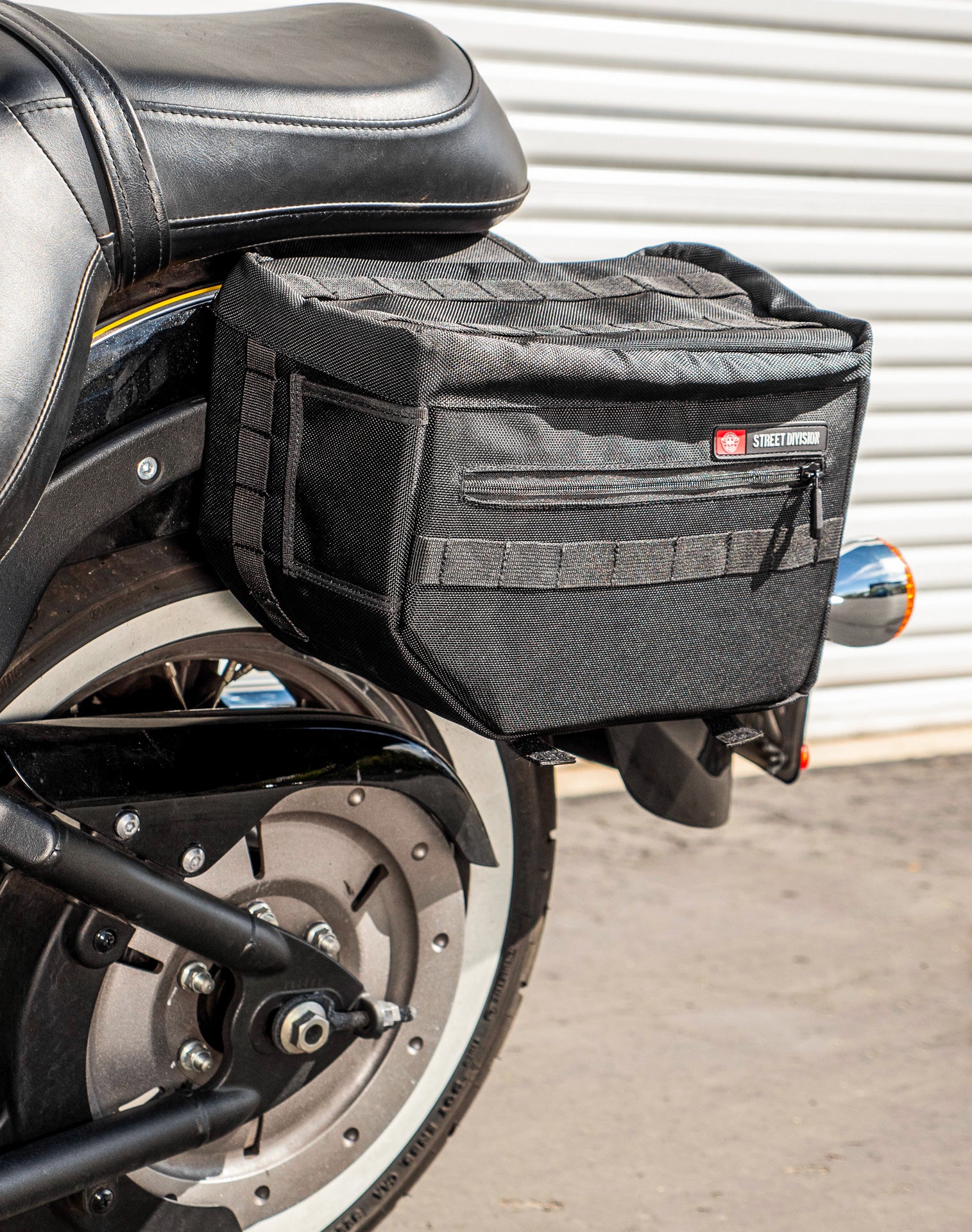 18L - Patriot Large Kawasaki Vulcan 900 Classic VN900 Motorcycle Throw Over Saddlebags v3