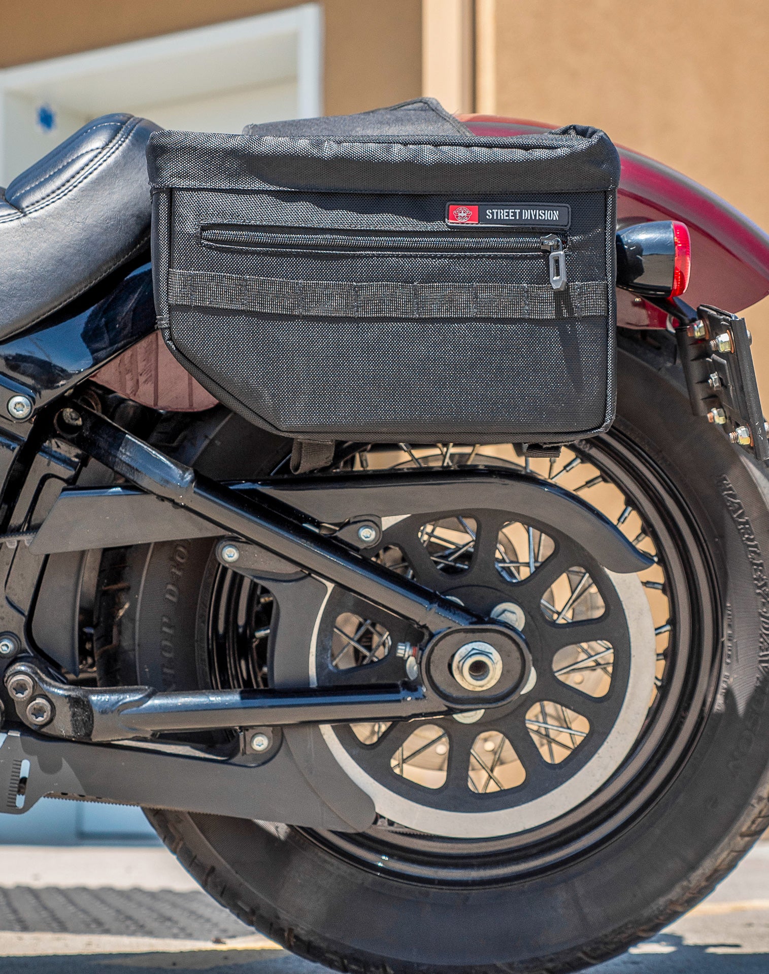 18L - Patriot Large Throw Over Saddlebags for Harley Softail Slim FLSL v2