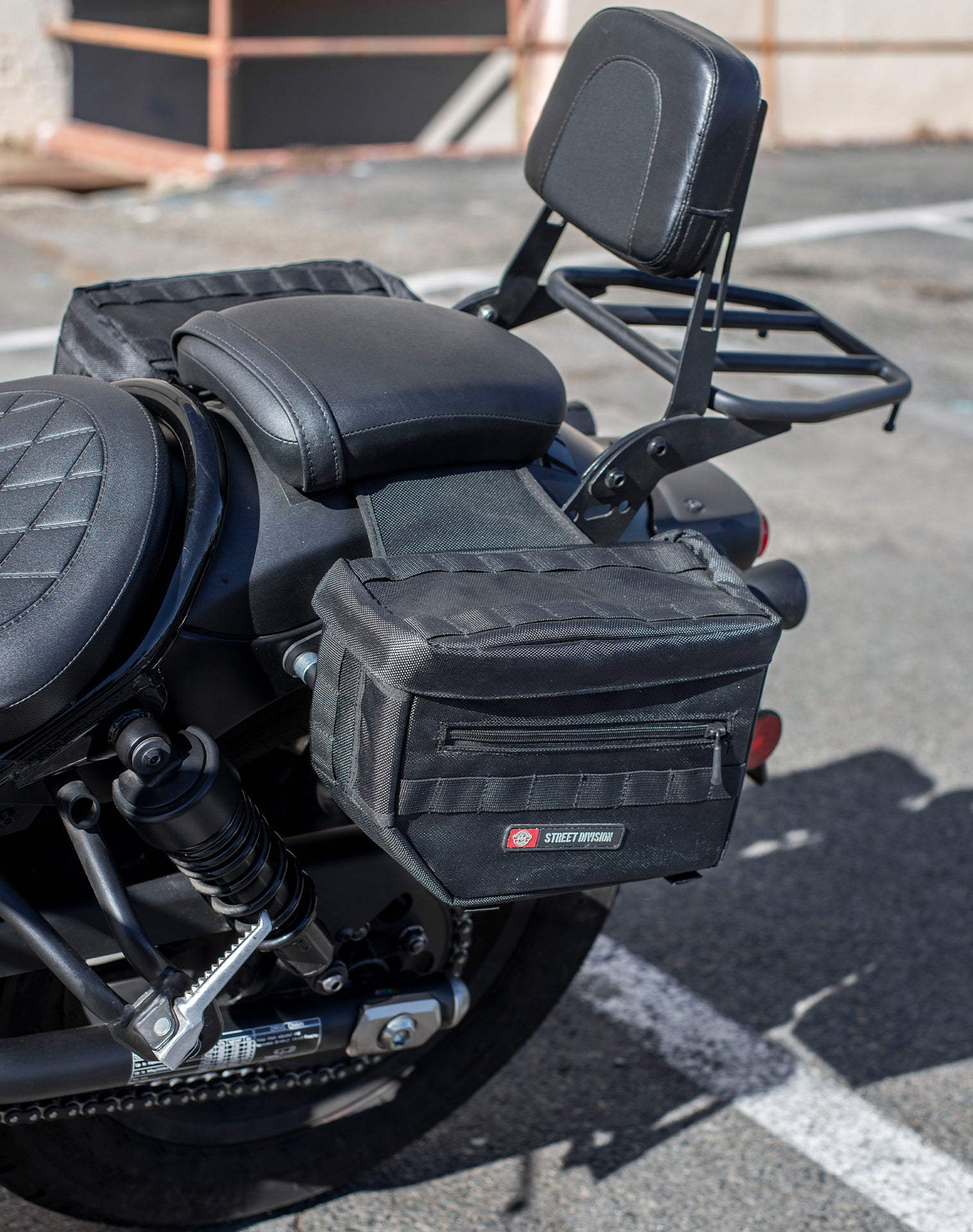 8L - Patriot Small Honda Rebel 500 Throw Over Saddlebags v2