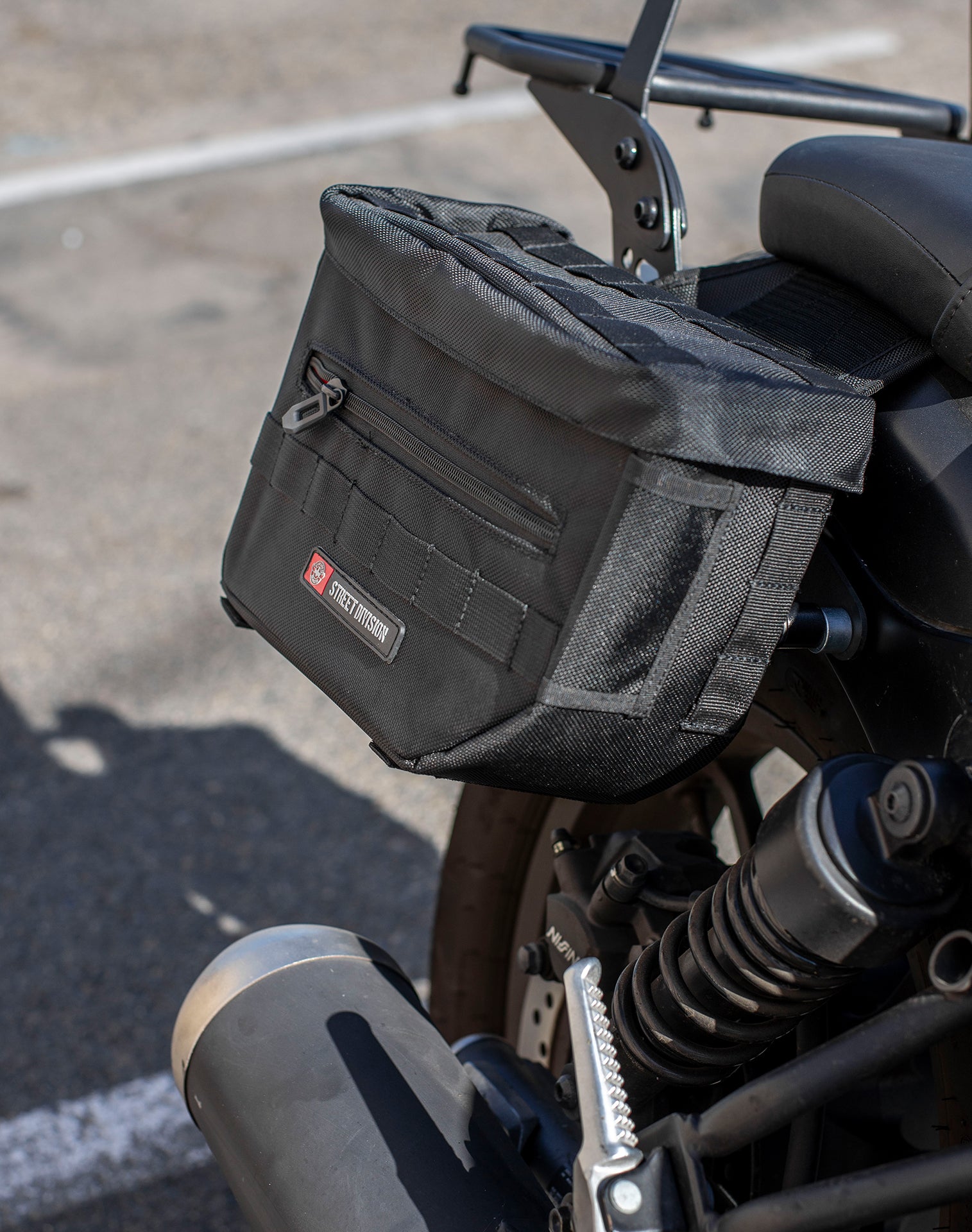 8L - Patriot Small Honda Rebel 500 Throw Over Saddlebags v4