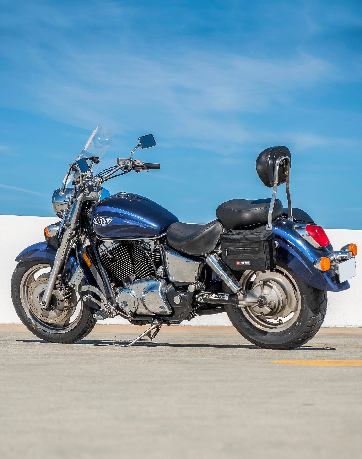 8L - Patriot Small Honda Shadow 1100 Sabre Throw Over Saddlebags v1