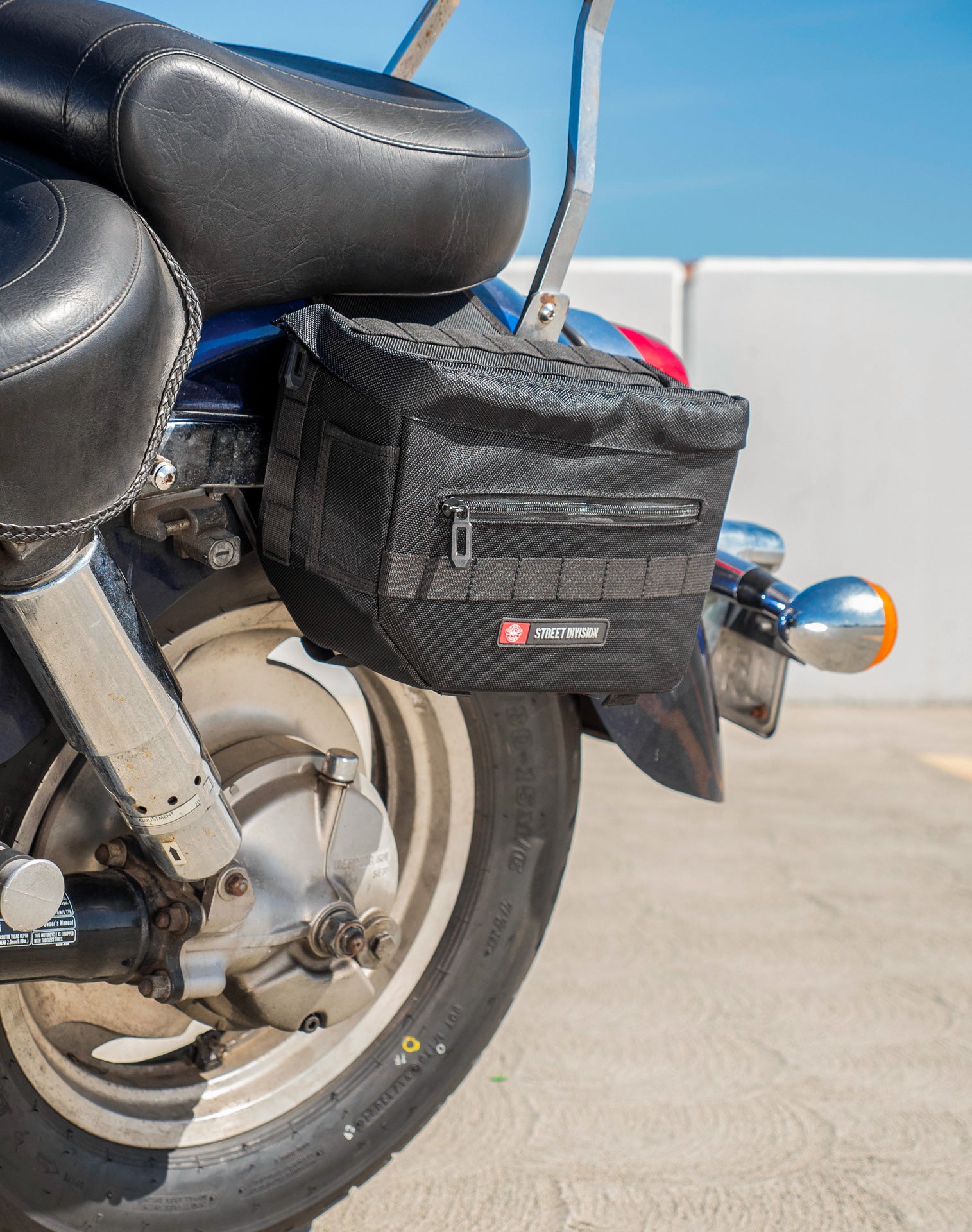 8L - Patriot Small Honda Shadow 1100 Sabre Throw Over Saddlebags v3