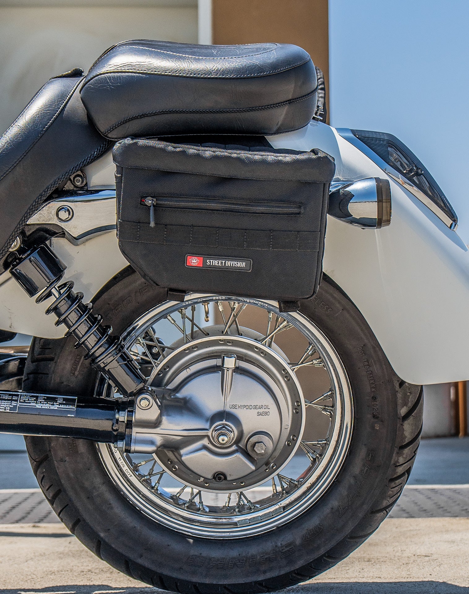 8L - Patriot Small Honda Shadow 750 Aero Throw Over Saddlebags v2