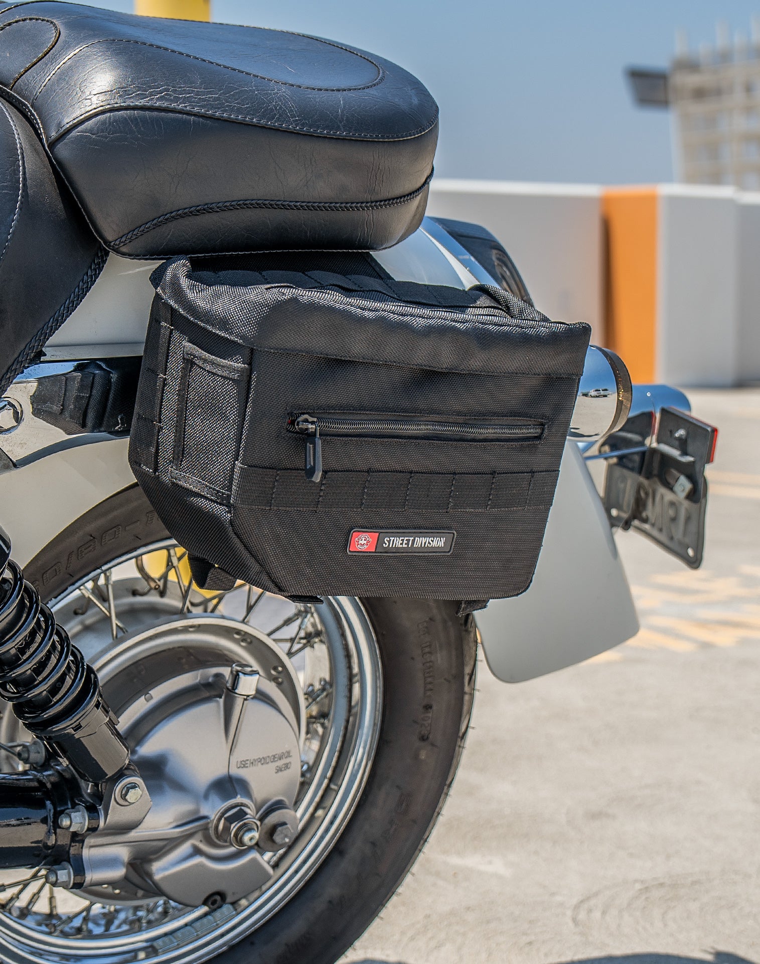 8L - Patriot Small Honda Shadow 750 Aero Throw Over Saddlebags v3