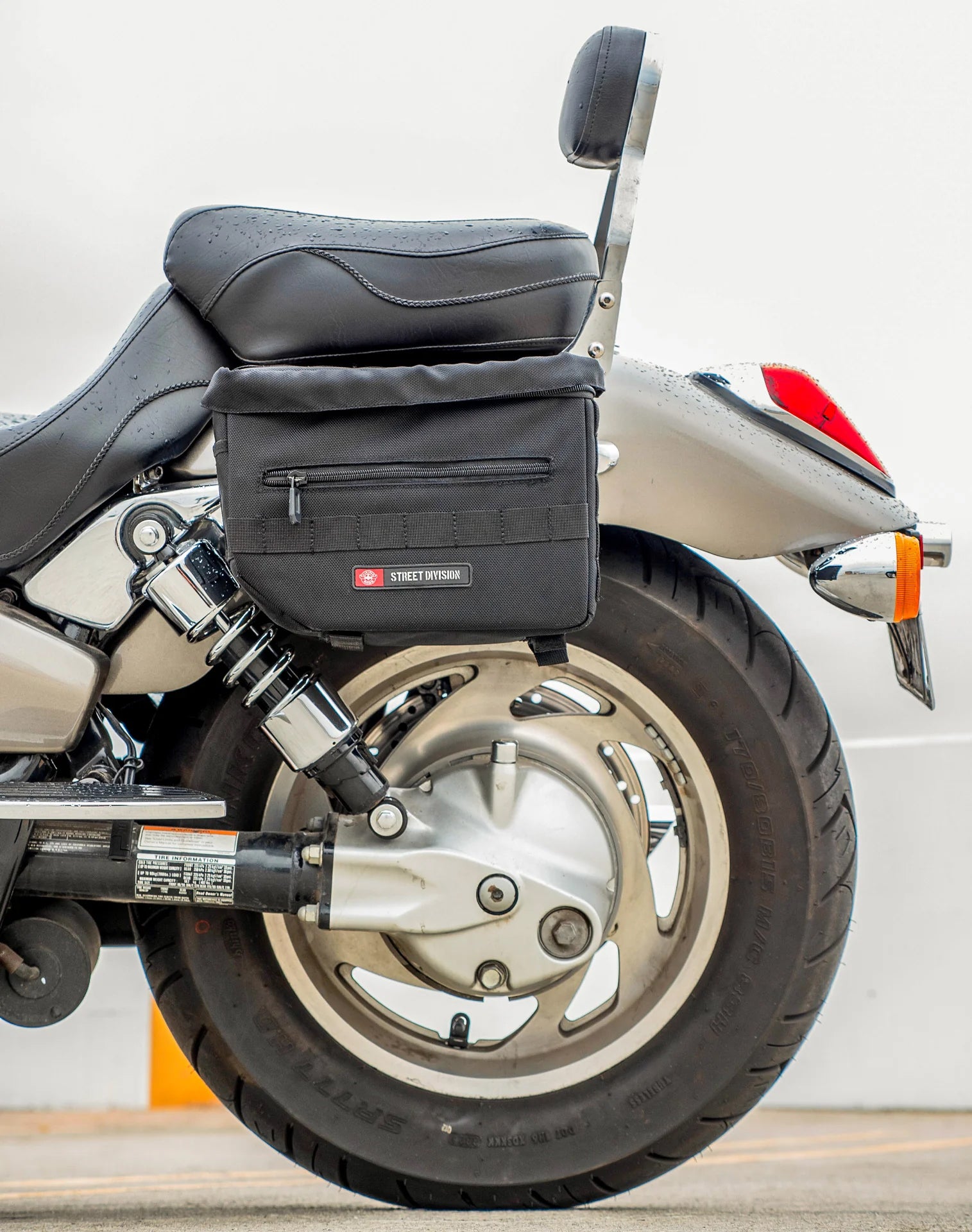 10L - Patriot Small Honda VTX 1800 F Throw Over Saddlebags Life Style 2