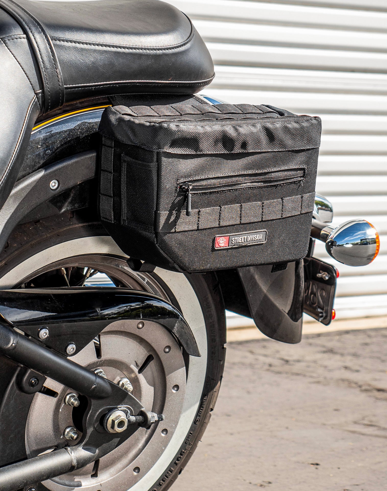 8L - Patriot Small Kawasaki Vulcan 900 Classic VN900 Throw Over Saddlebags v3