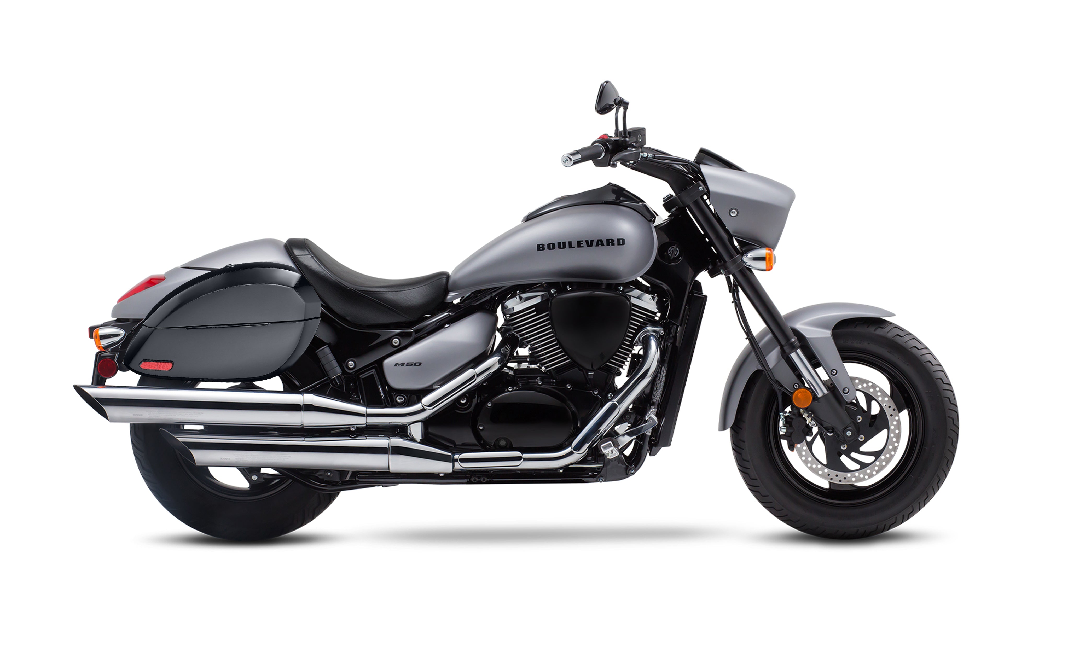 28L - Phantom Large Suzuki Boulevard M50 VZ800 Painted Motorcycle Hard Saddlebags Bag on Bike @expand