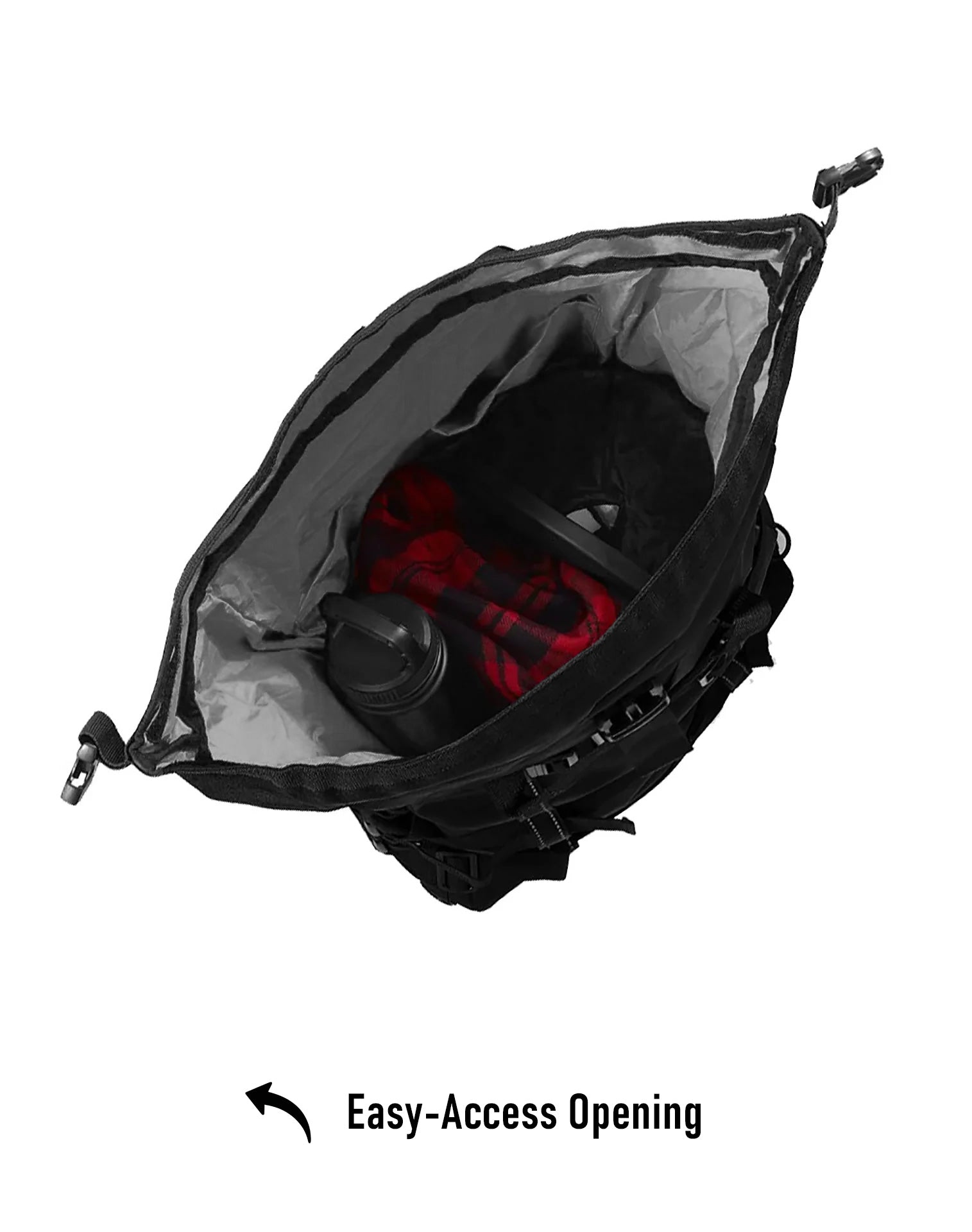 32L - Renegade XL Honda Motorcycle Sissy Bar Bag Easy Access Opening