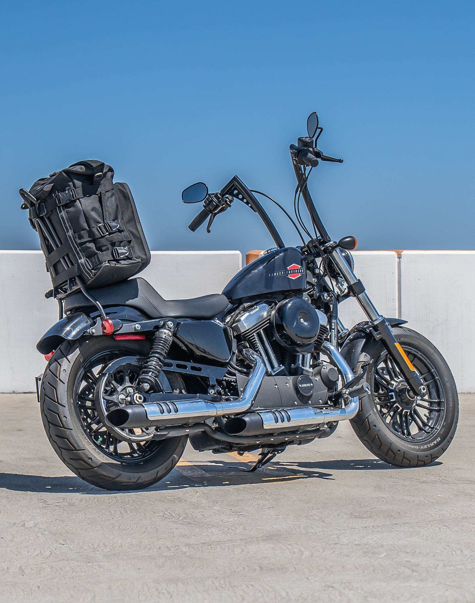 32L - Renegade XL Honda Motorcycle Sissy Bar Bag v1