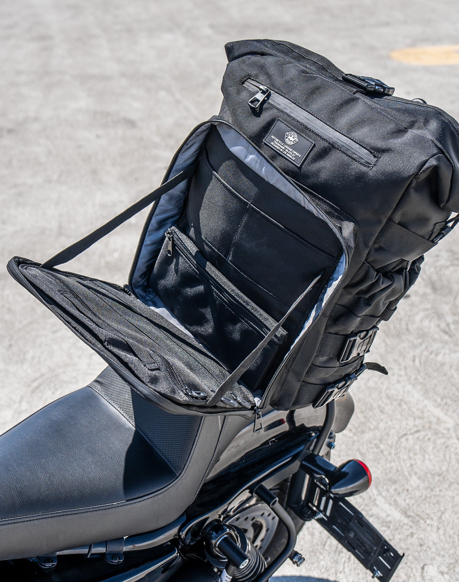 32L - Renegade XL Kawasaki Motorcycle Sissy Bar Bag v4