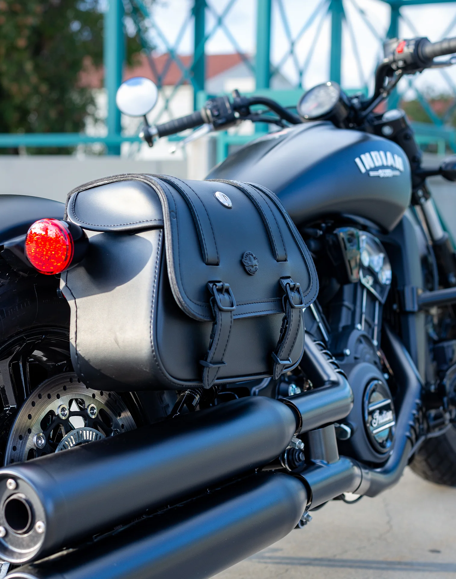 25L - SpiritBlade Large Indian Scout Rogue Sixty Leather Motorcycle Saddlebags v2