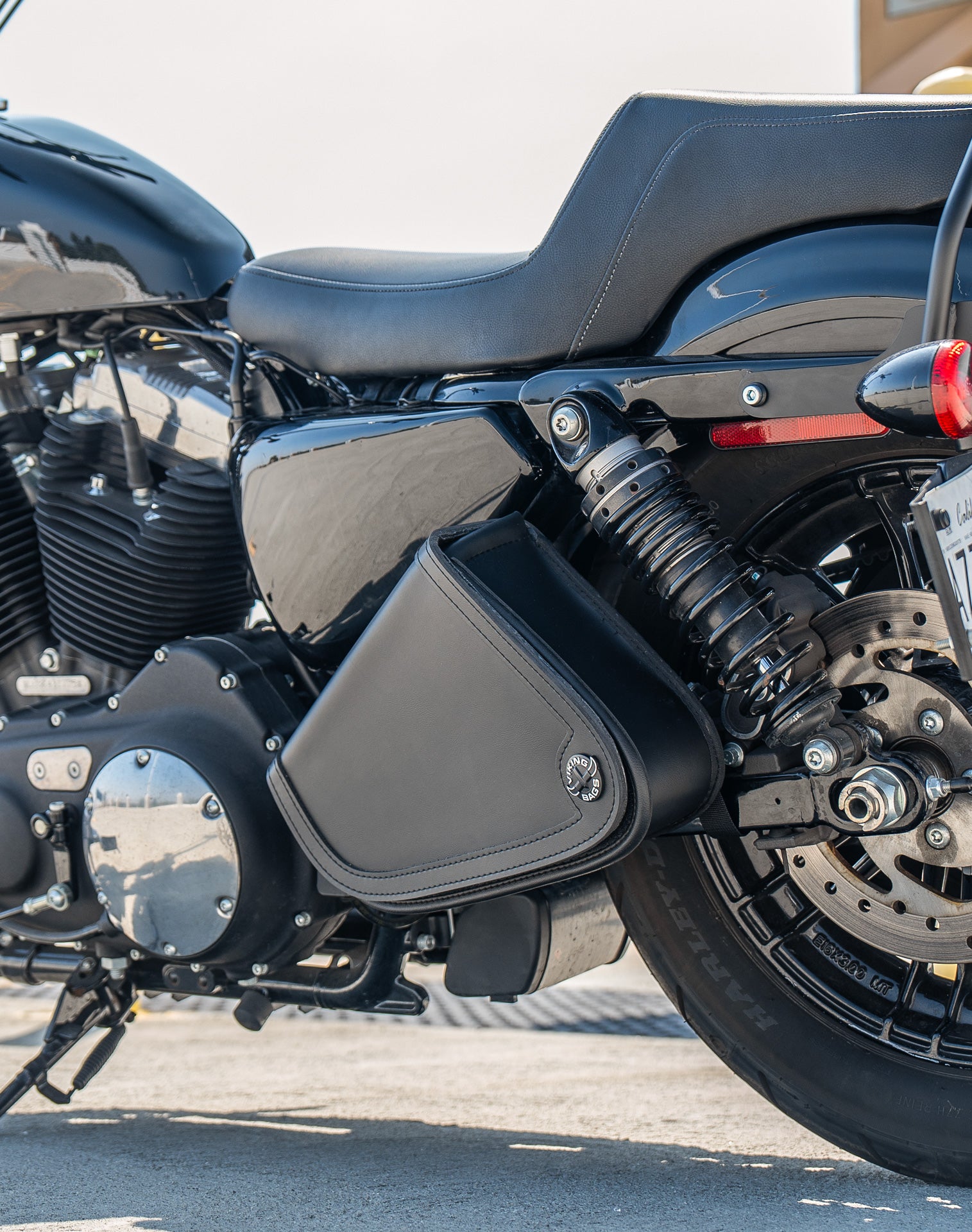 3L - Sprinter Harley Sportster Motorcycle Swing Arm Bag v4
