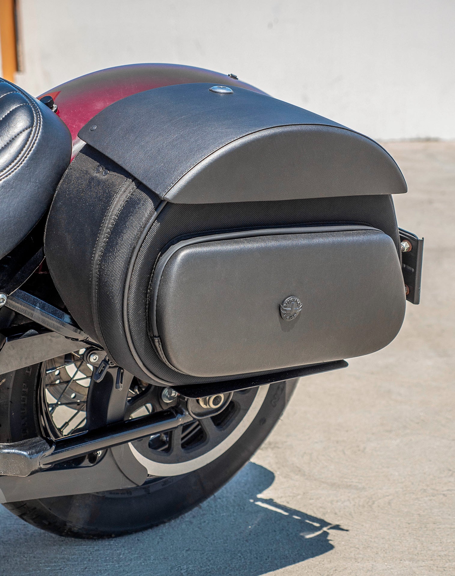 30L - Stealth Quick Mount Saddlebags for Harley Softail Slim FLSL v2