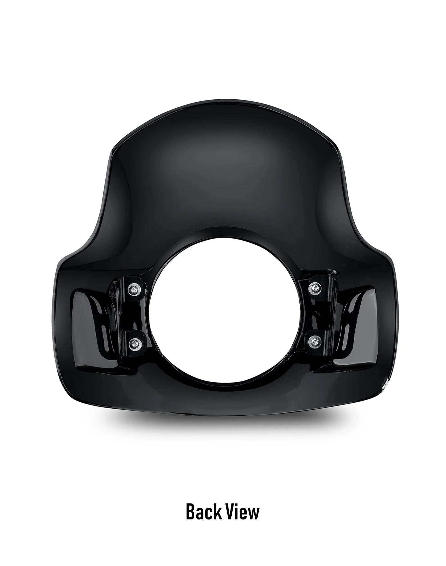 Viking Strider Sport Motorcycle Fairing For Harley Dyna Low Rider FXDL Gloss Black Back View