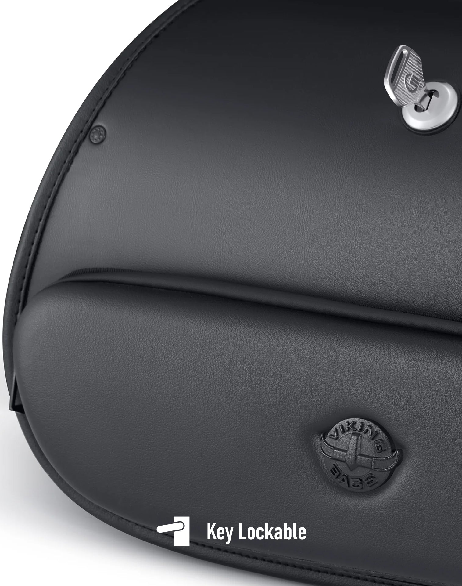 12L - Tomahawk Small Indian Scout Sixty Leather Motorcycle Solo Saddlebag Key Lockable