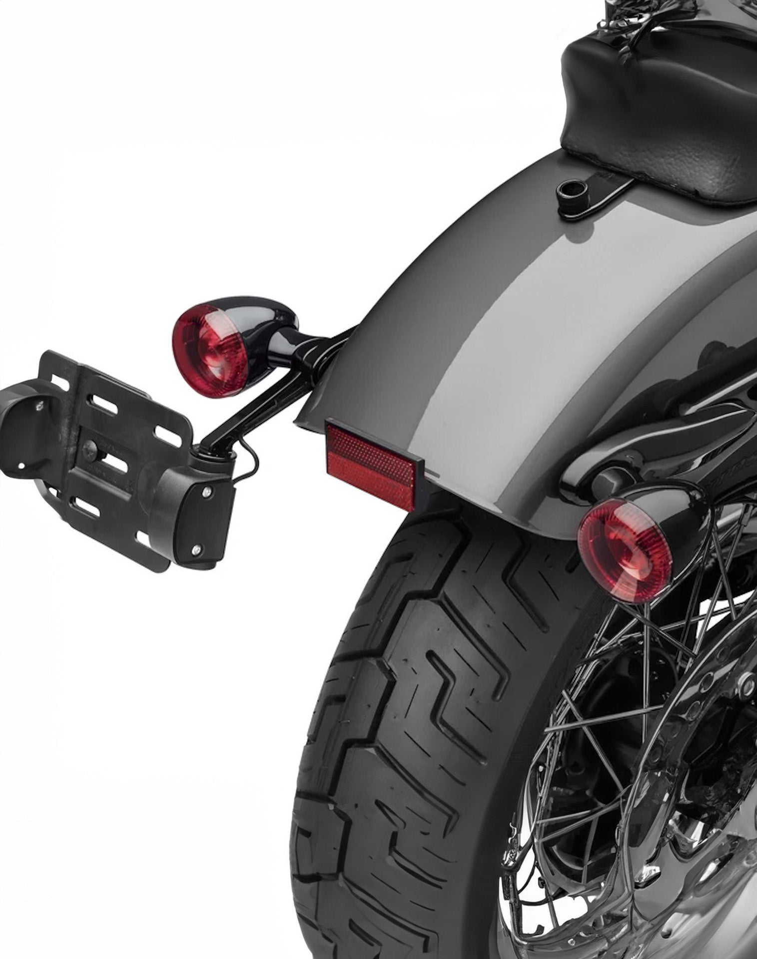 Viking Turn Signal & License Plate Relocation/ Extension Kit For Harley Davidson Softail 2018+ Models