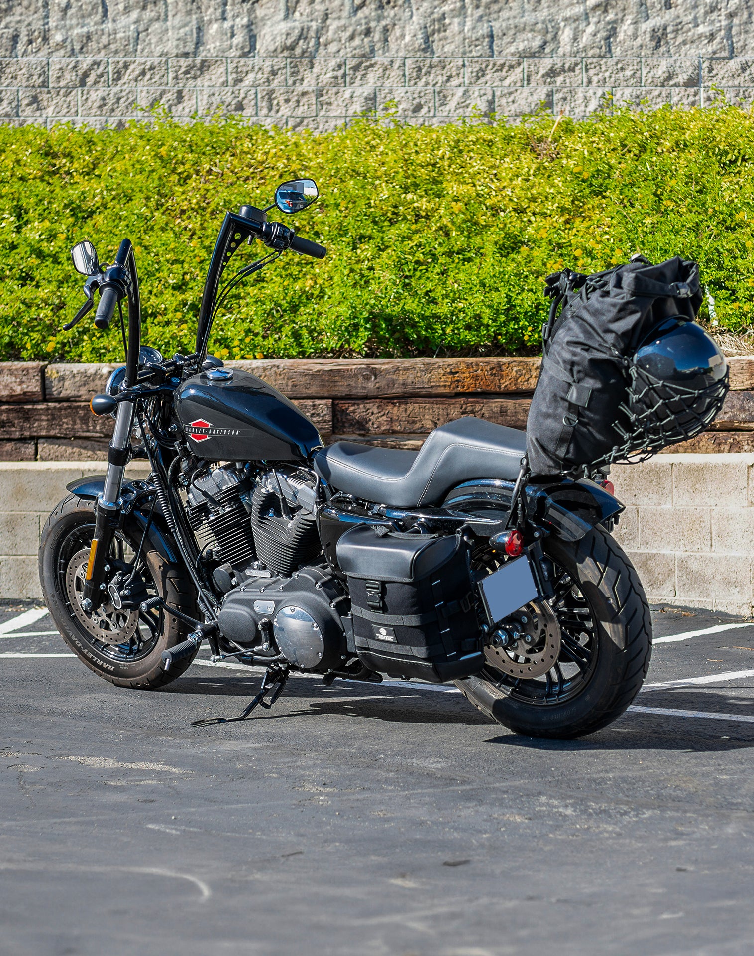 32L - Vanguard Large Dry Harley Davidson Motorcycle Sissy Bar Bag