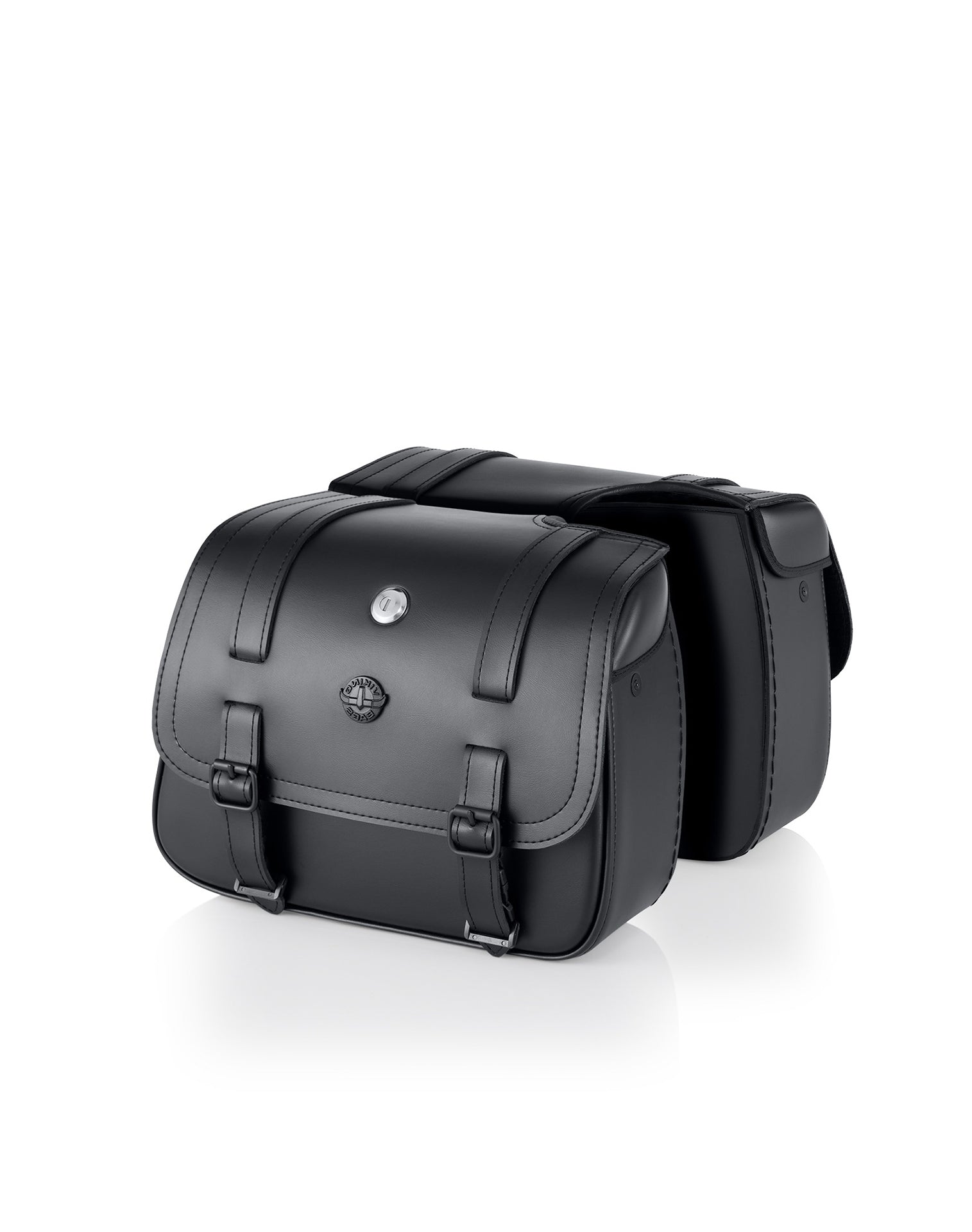 14L - Viper Medium Shock Cutout Harley Nightster RH975/S Leather Motorcycle Saddlebags Main View