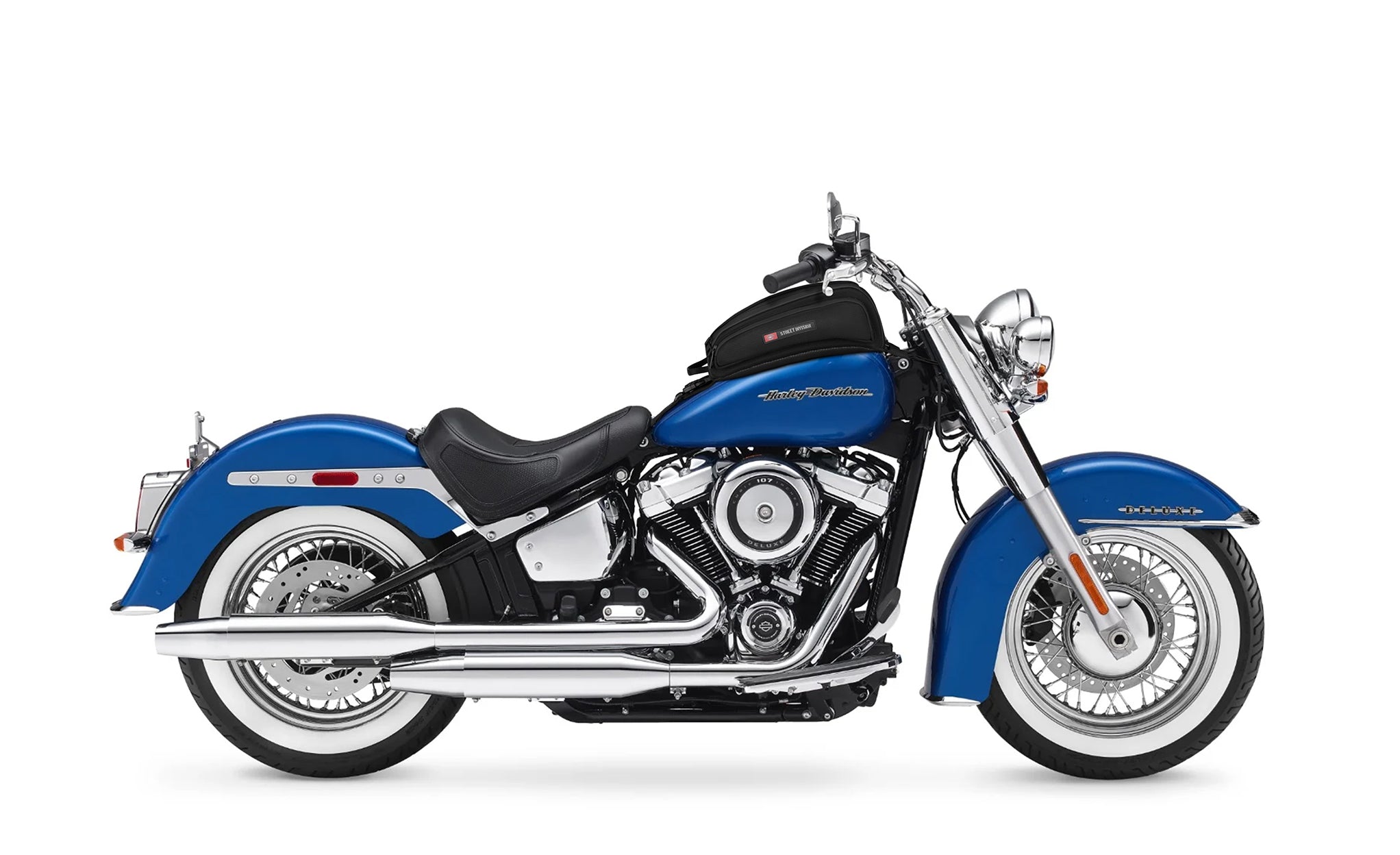 9L - Voyage Tank Bag for Harley Softail Deluxe FLDE Bag On Bike @expand