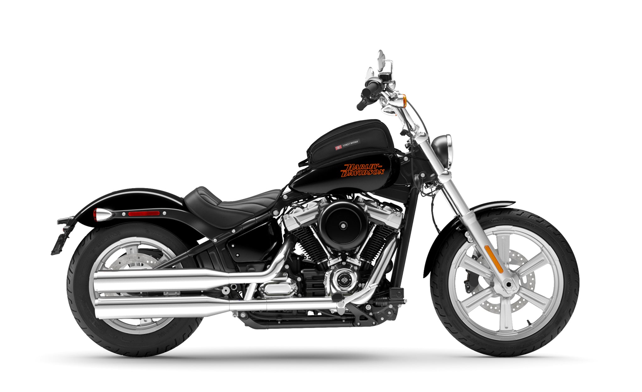 9L - Voyage Tank Bag for Harley Softail Standard FXST Bag On Bike @expand