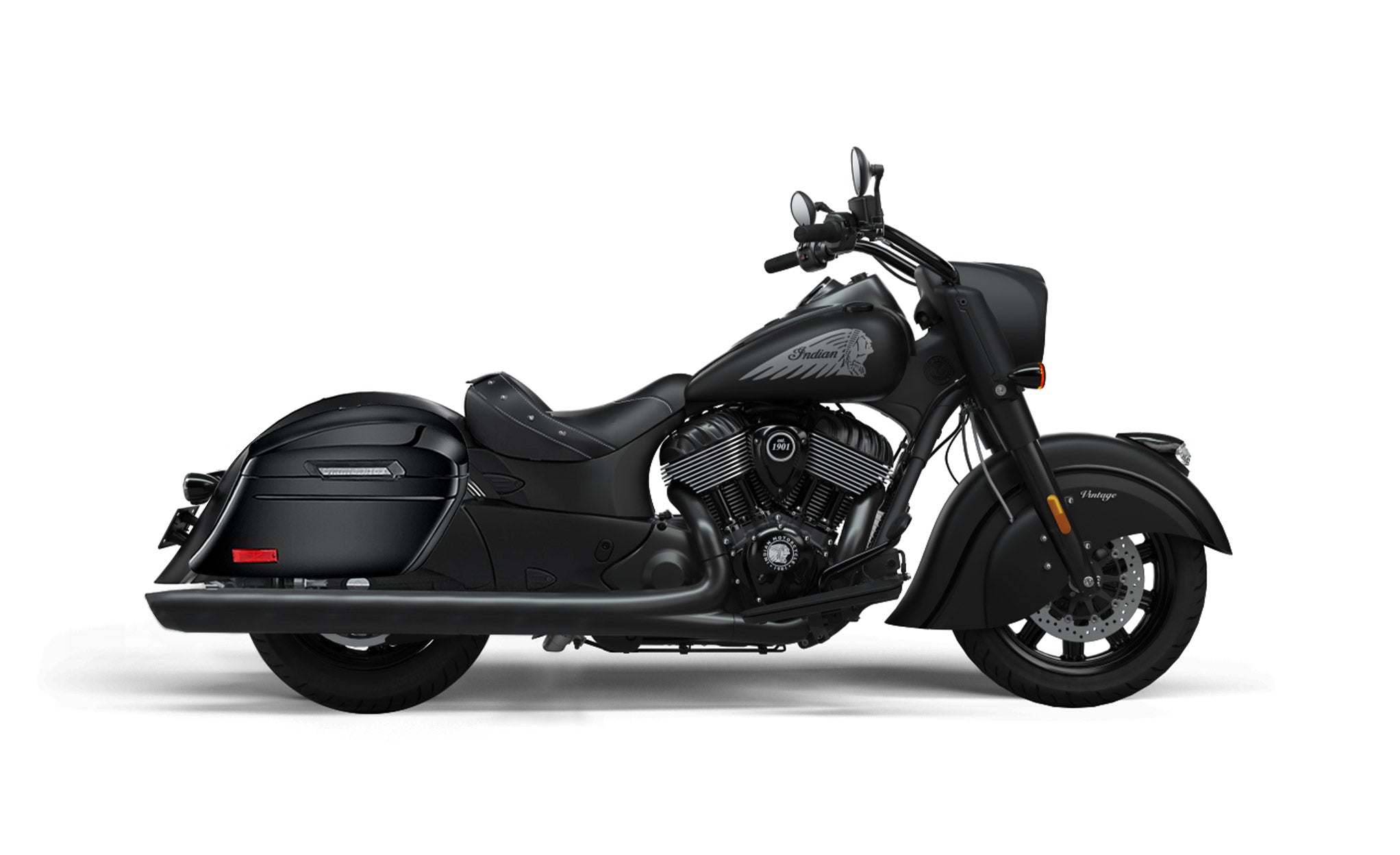 44L - Lamellar Stallion Extra Large Indian Vintage Darkhorse Painted Motorcycle Hard Saddlebags Bag on Bike @expand