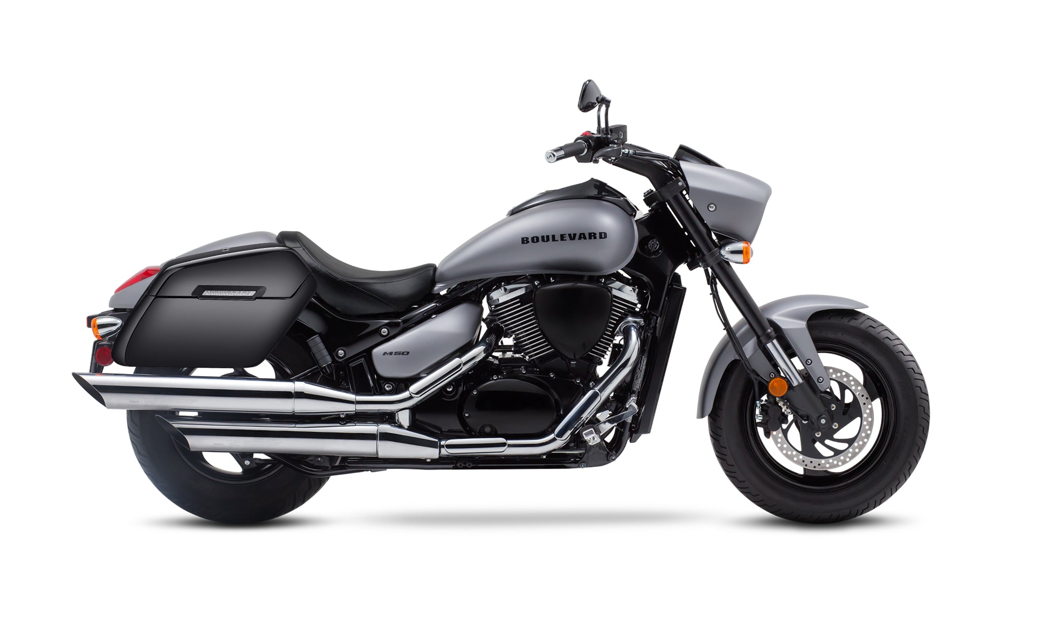 42L - Baldur Extra Large Suzuki Boulevard M50 VZ800 Painted Motorcycle Hard Saddlebags Bag on Bike @expand