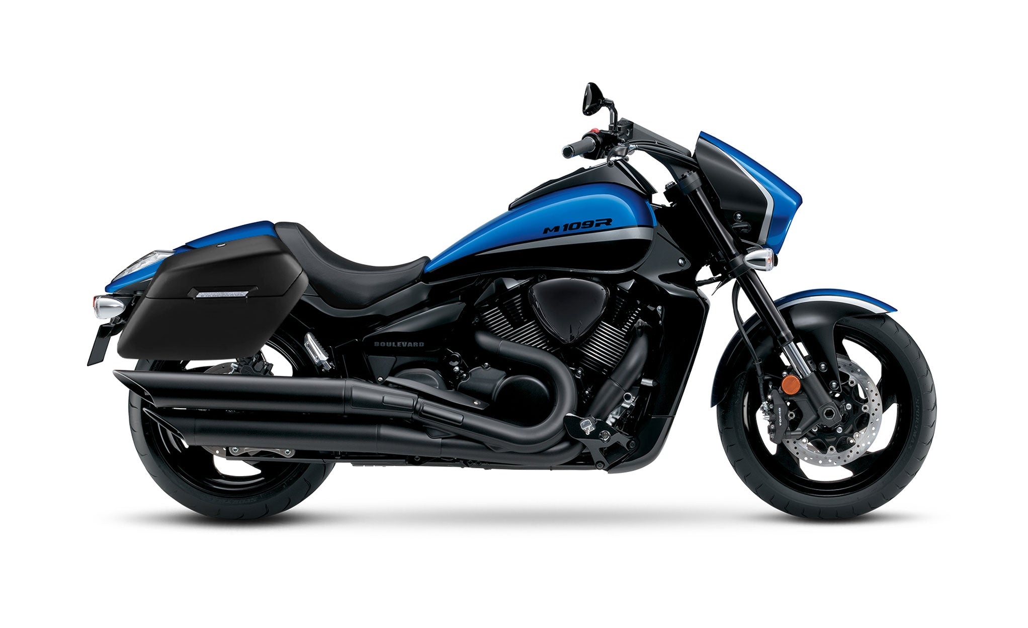 42L - Baldur Extra Large Suzuki Boulevard M109 VZR1800 Matte Motorcycle Hard Saddlebags Bag on Bike @expand