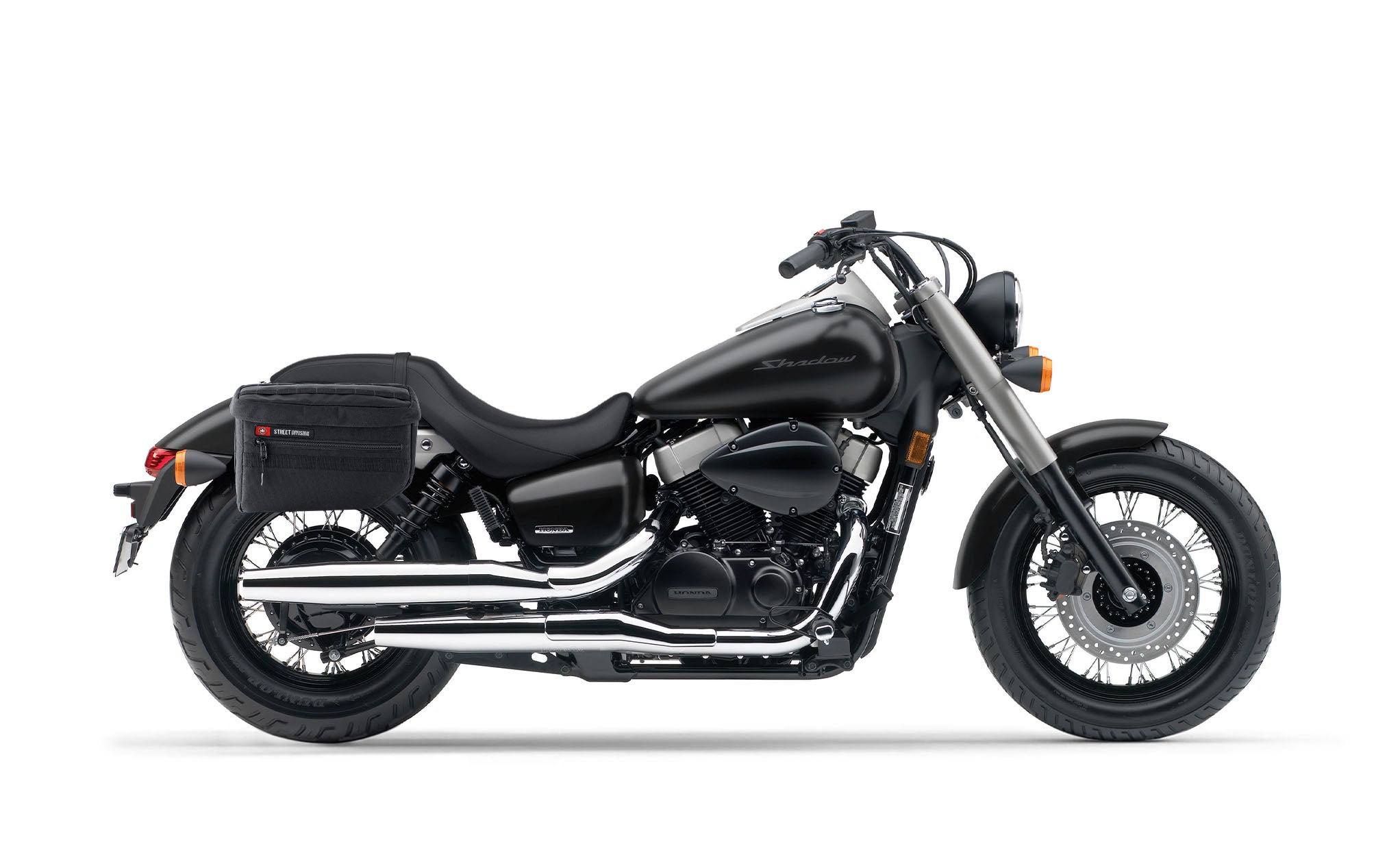 18L - Patriot Large Honda Shadow 750 Phantom Motorcycle Throw Over Saddlebags Bag on Bike @expand