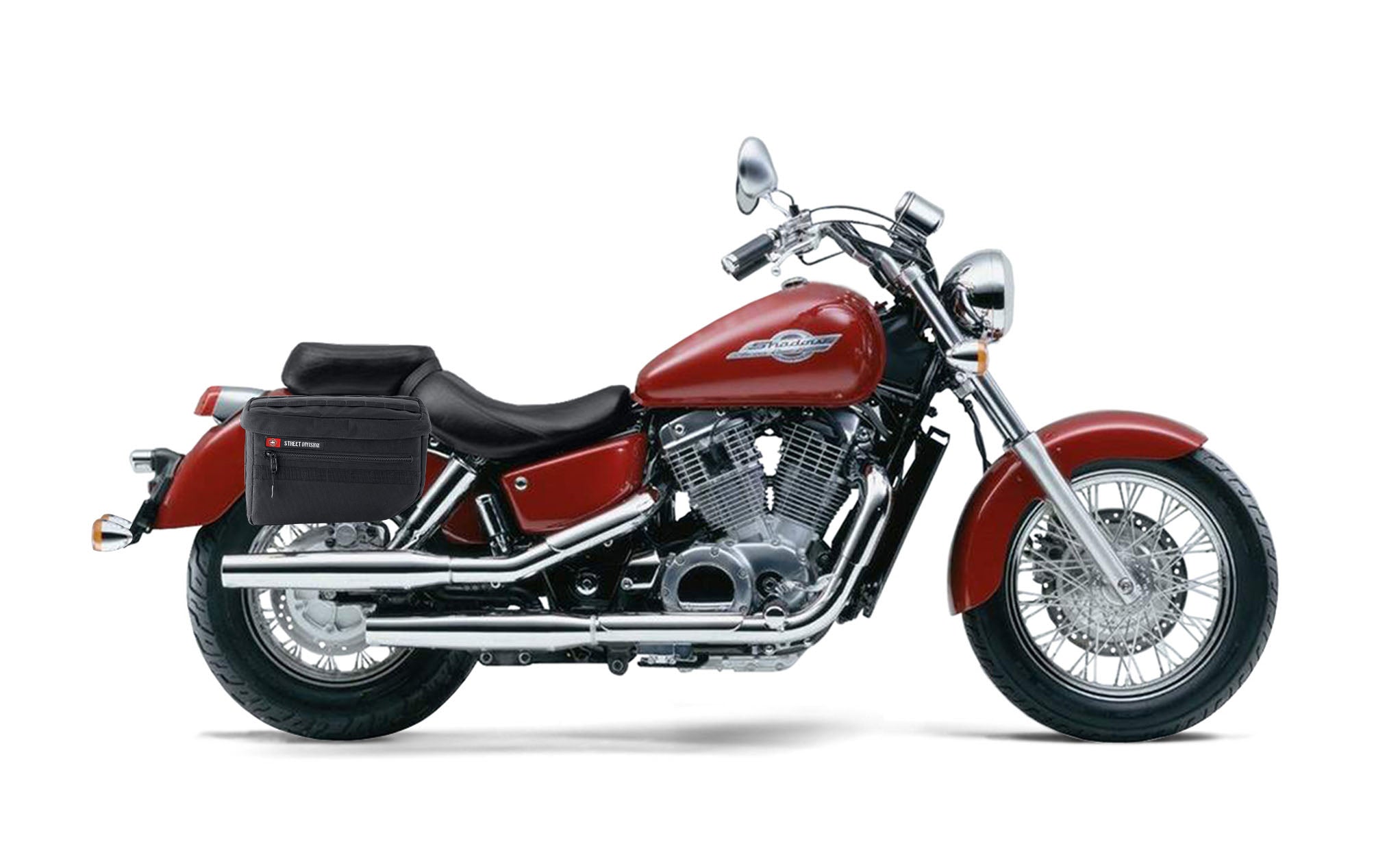 18L - Patriot Large Honda Shadow 1100 Ace Motorcycle Throw Over Saddlebags Bag on Bike @expand