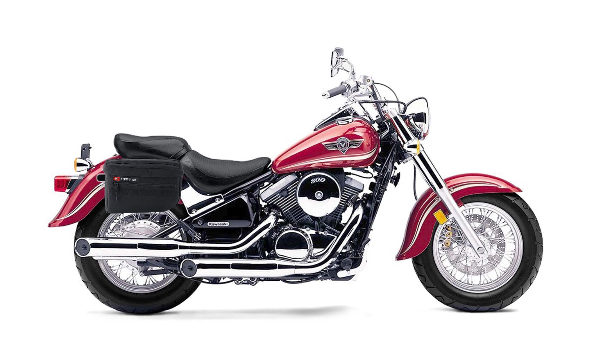 18L - Patriot Large Kawasaki Vulcan 800 Classic Motorcycle Throw Over Saddlebags Bag on Bike @expand