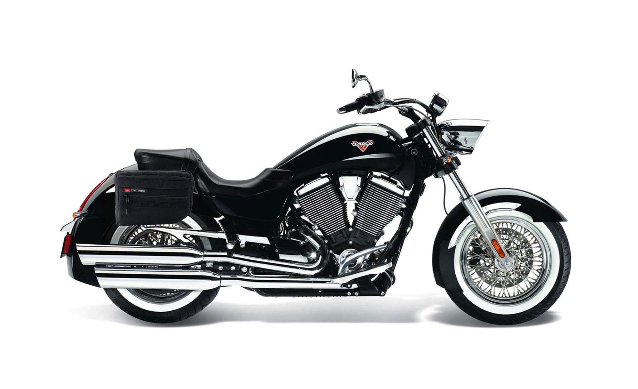 18L - Patriot Large Victory Boardwalk Motorcycle Throw Over Saddlebags Bag on Bike @expand