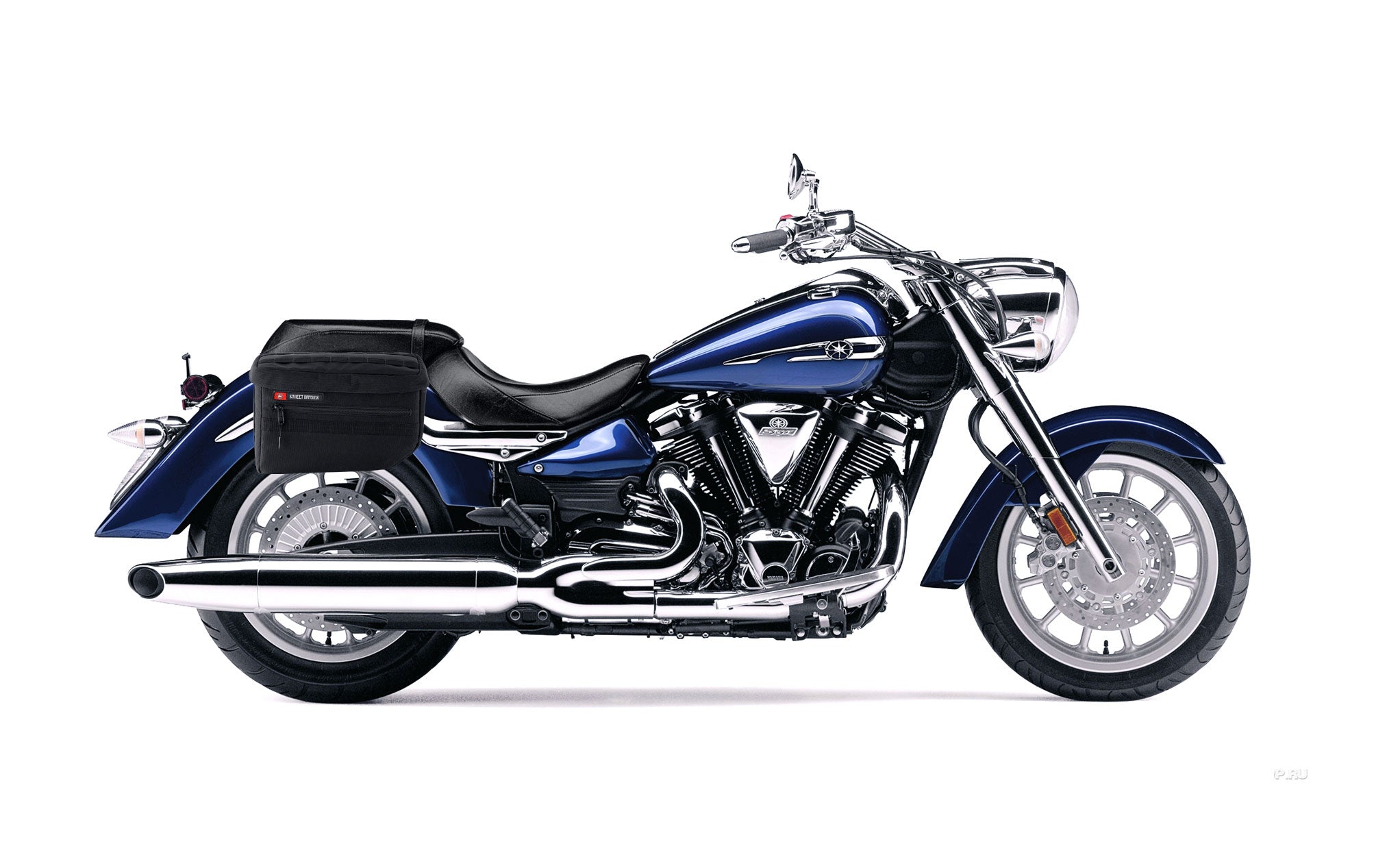 27L - Patriot Large Yamaha Stratoliner XV 1900 Motorcycle Throw Over Saddlebags Bag on Bike @expand