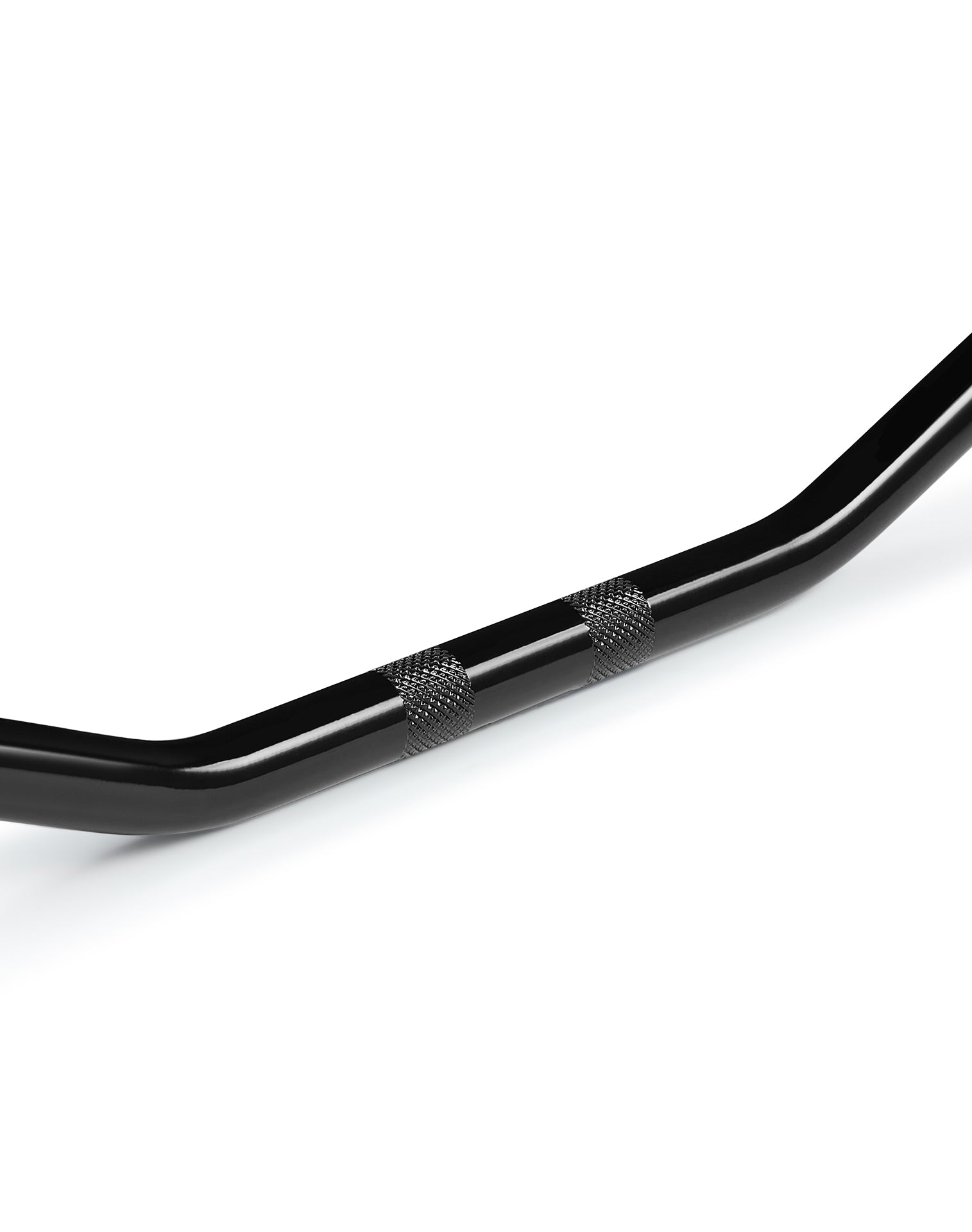 Viking Iron Born Drag Handlebar For Harley Sportster 883 Custom XL883C Gloss Black Close Up View