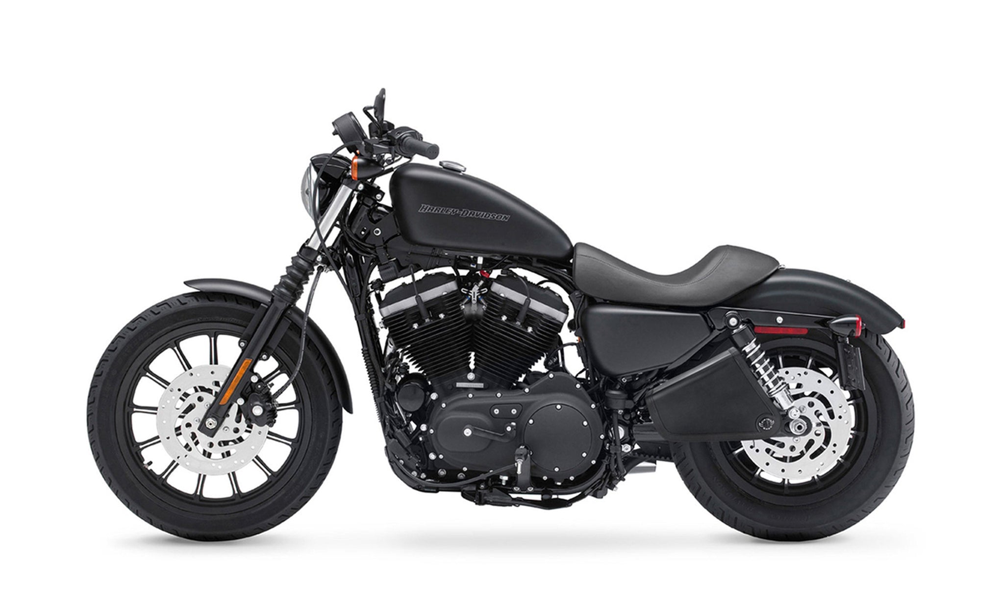 Viking Sprinter Harley Sportster Motorcycle Swing Arm Bag Bag on Bike View @expand