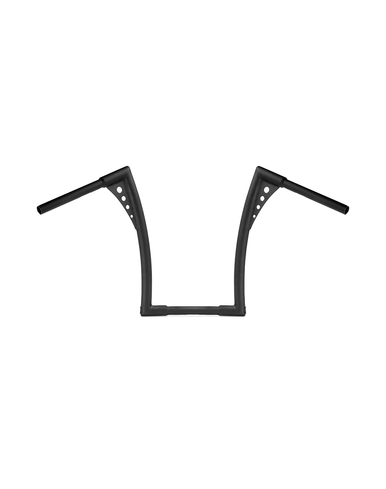 Viking Iron Born 12" Handlebar for Harley Dyna Super Glide FXD Matte Black Front View