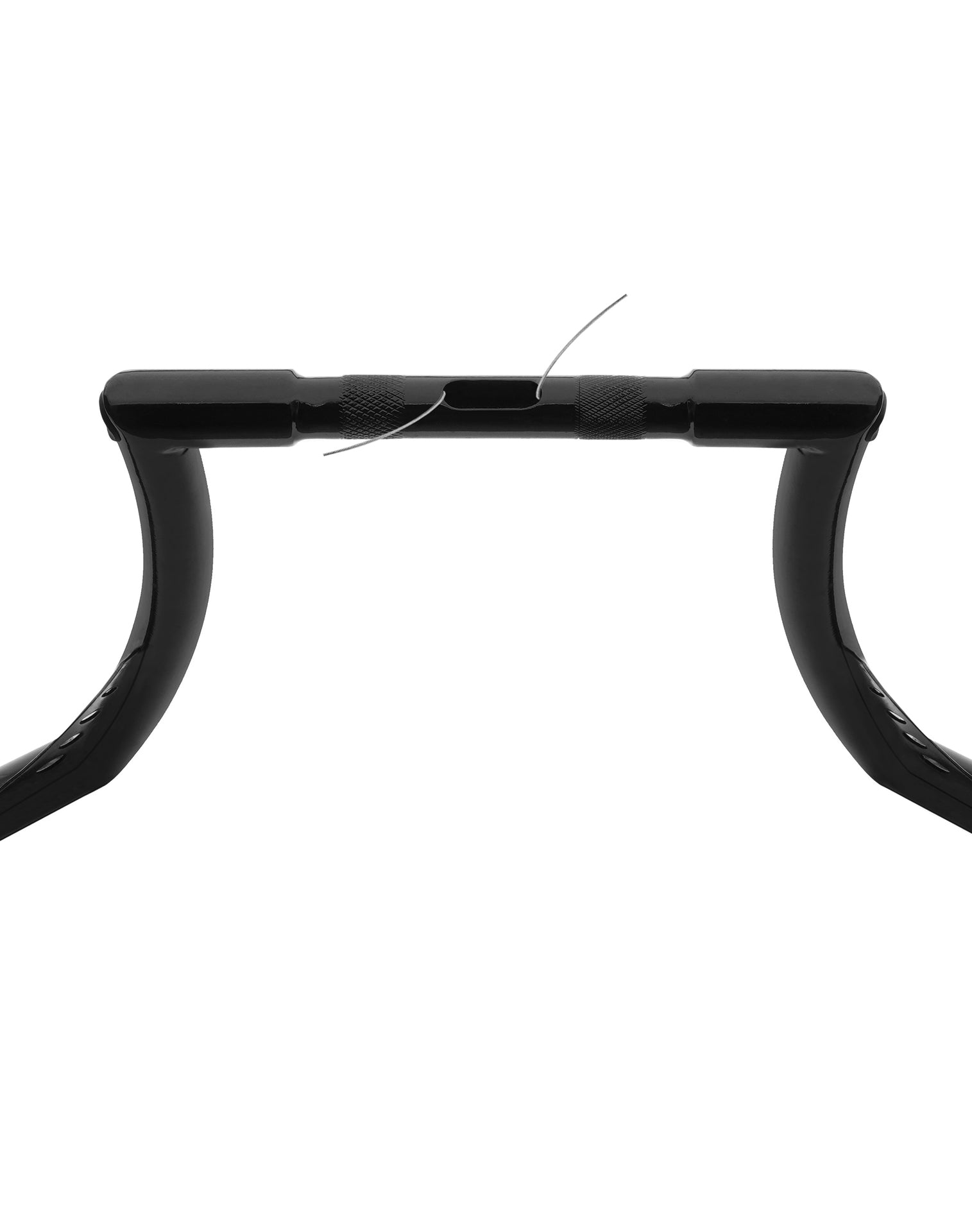 Viking Iron Born 12" Handlebar For Harley Softail Custom FXSTC Gloss Black Internal Pulling wire