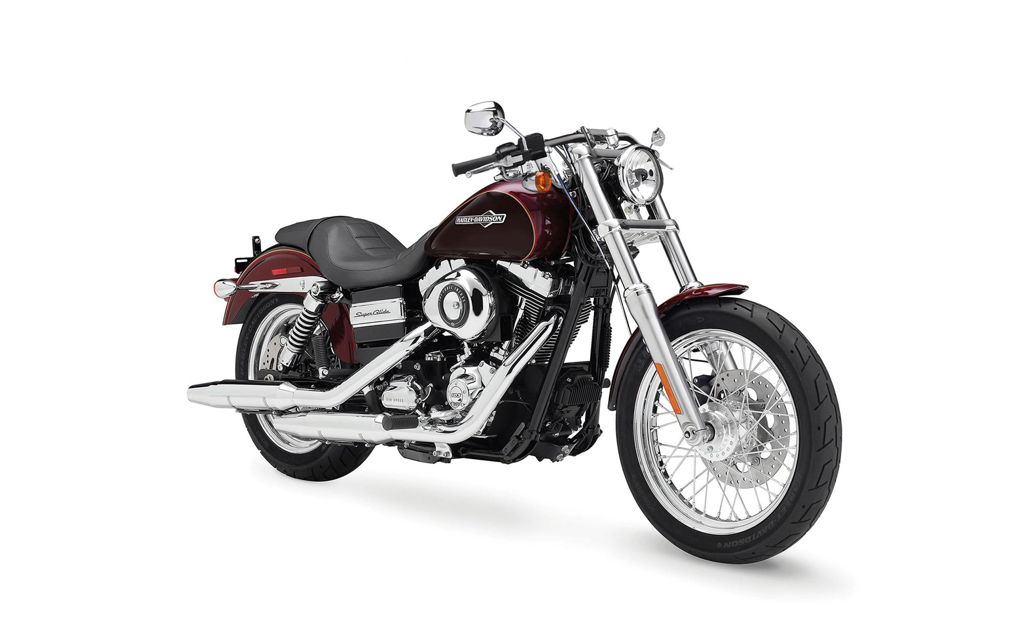 Viking Iron Born Drag Handlebar For Harley Dyna Super Glide FXD Gloss Black Bag on Bike View @expand