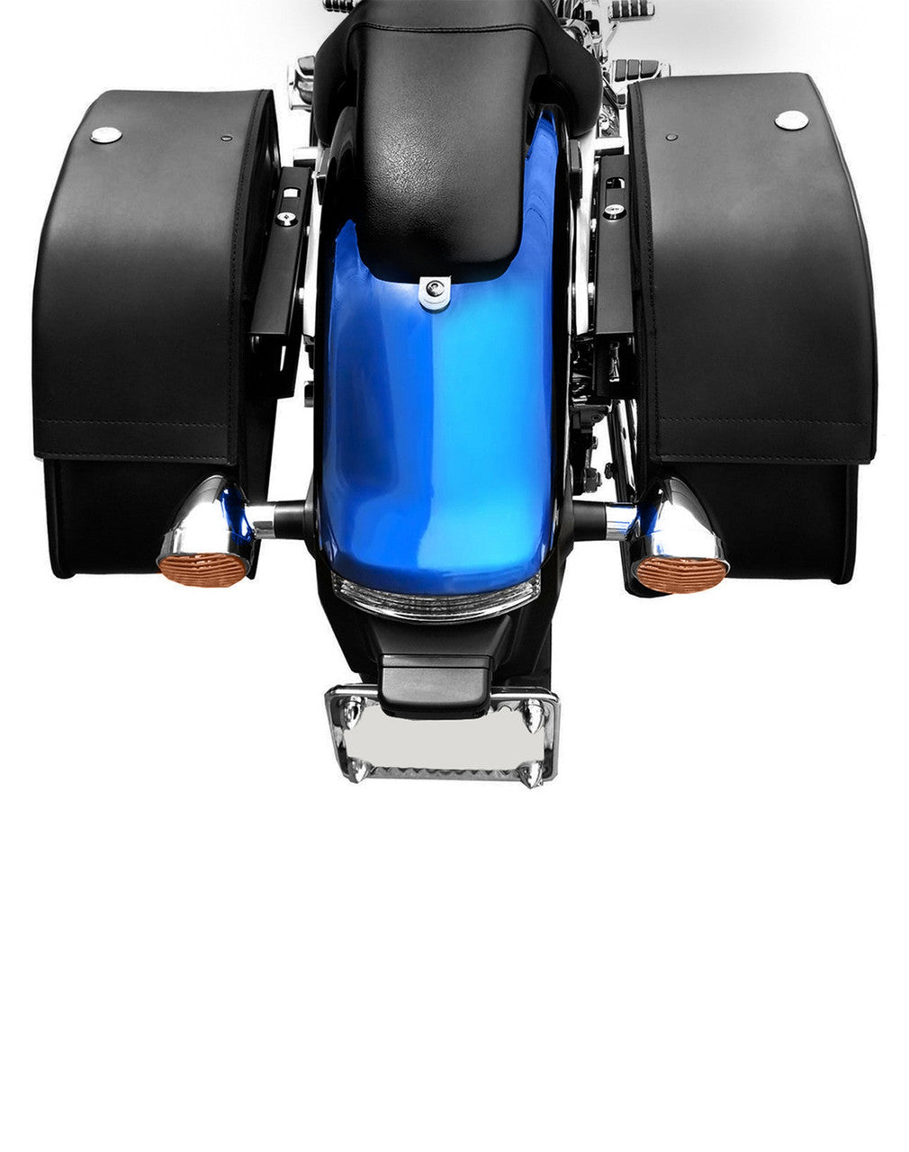 Viking Saddlebags Quick Disconnect System For Kawasaki Vulcan On Bike View