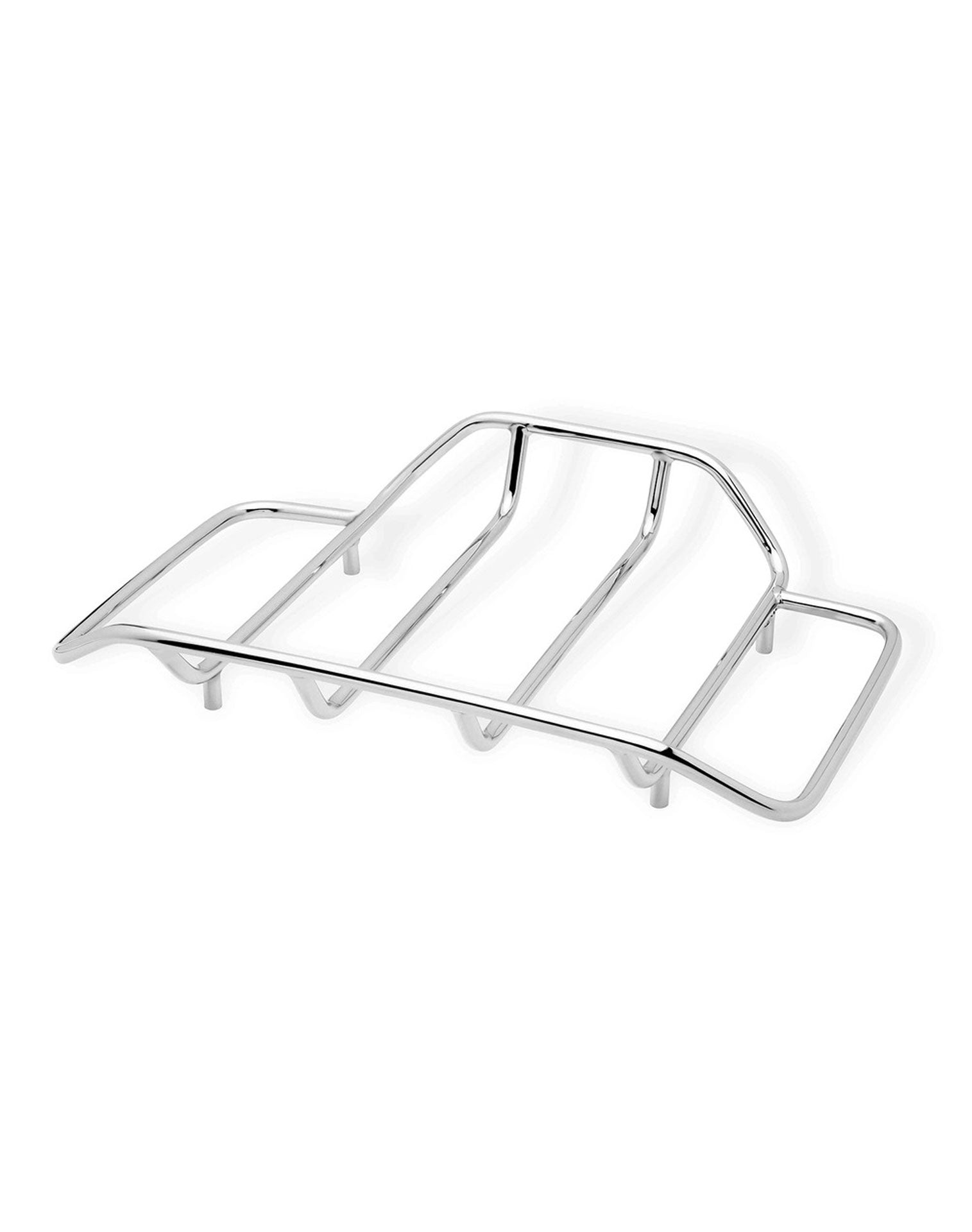 Viking Voyage Tour Pack Luggage Rack for Harley Electra Glide Chrome Side View