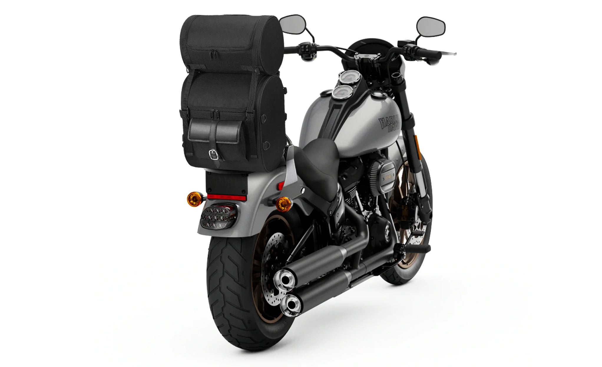 Viking Economy Line Medium Motorcycle Sissy Bar Bag for Harley Davidson Bag on Bike View @expand