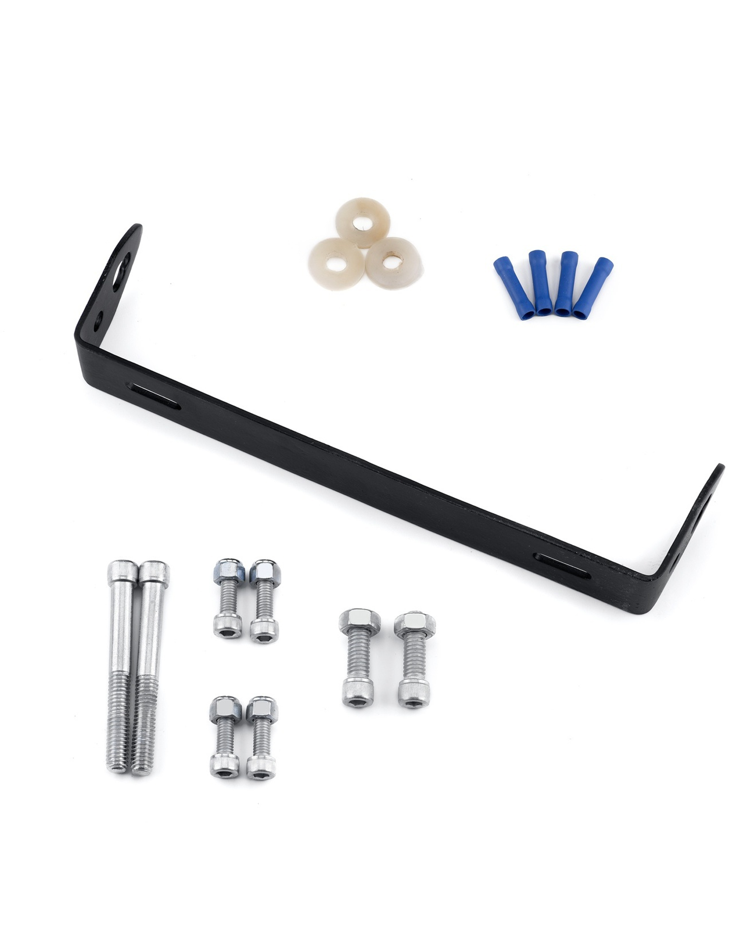 Universal Turn Signal Relocation Kit Black Main view
